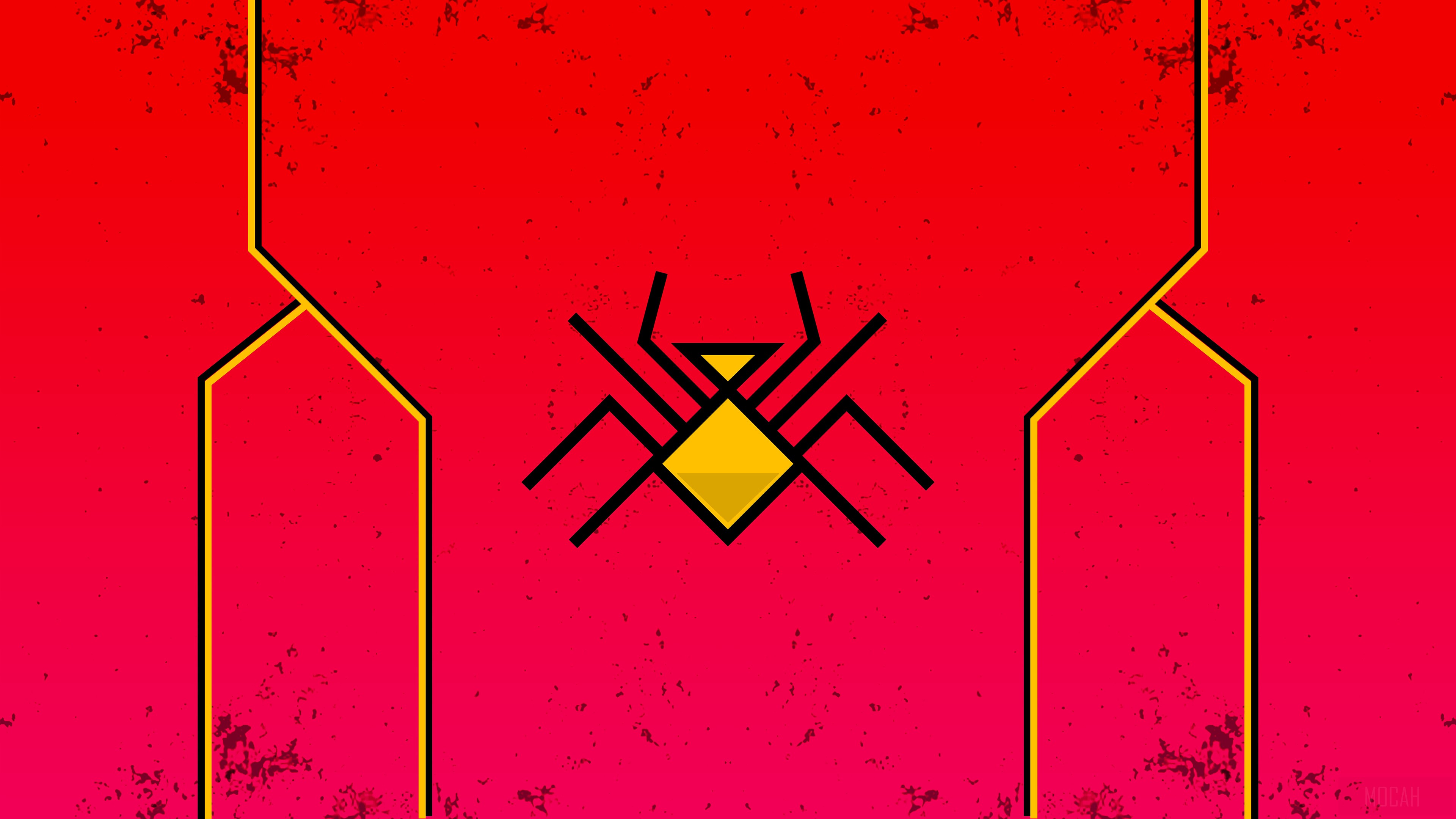 Spider-Woman Logo Minimal 4K HD Wallpaper