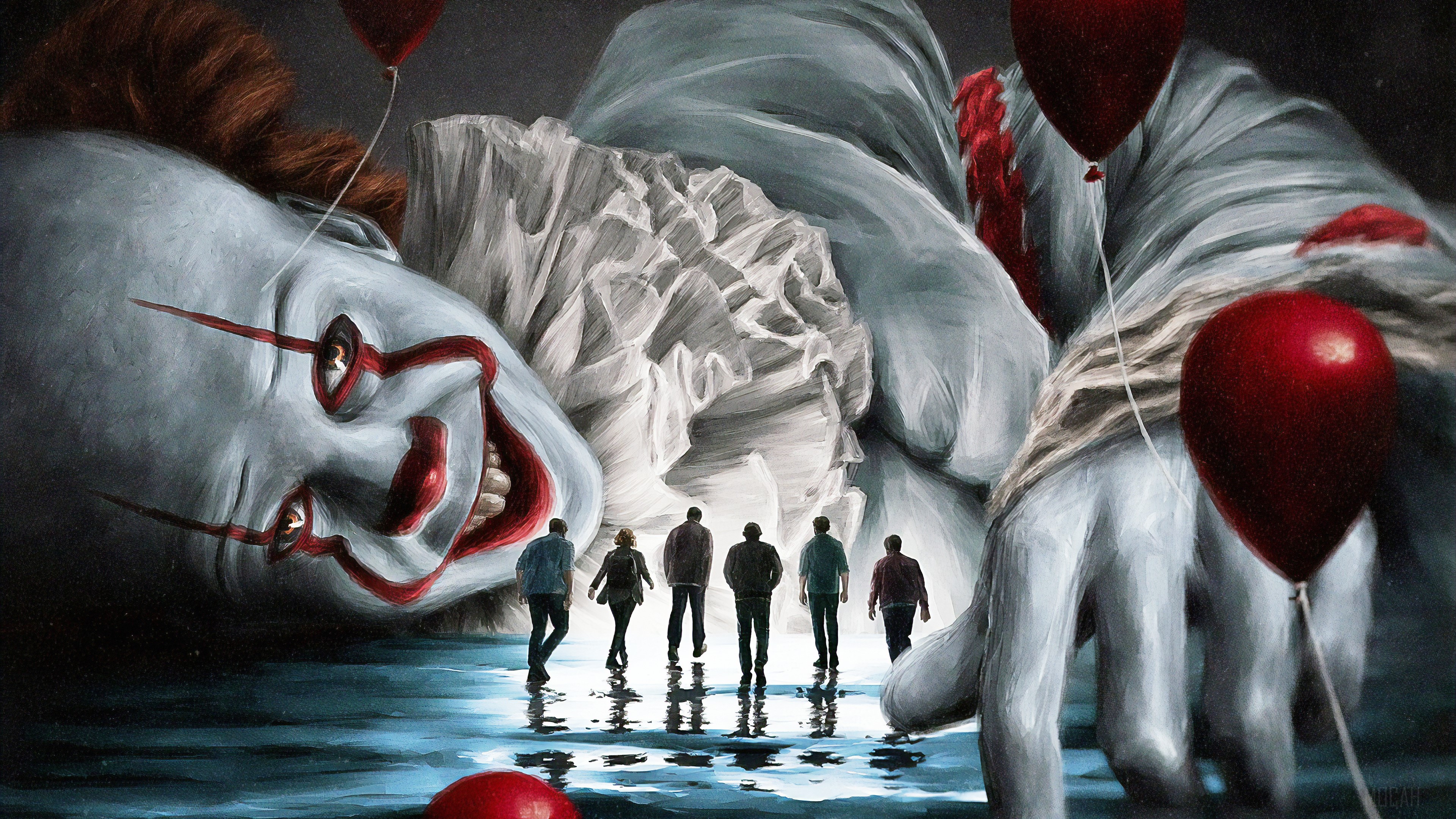 Pennywise from It Movie 4K HD Wallpaper