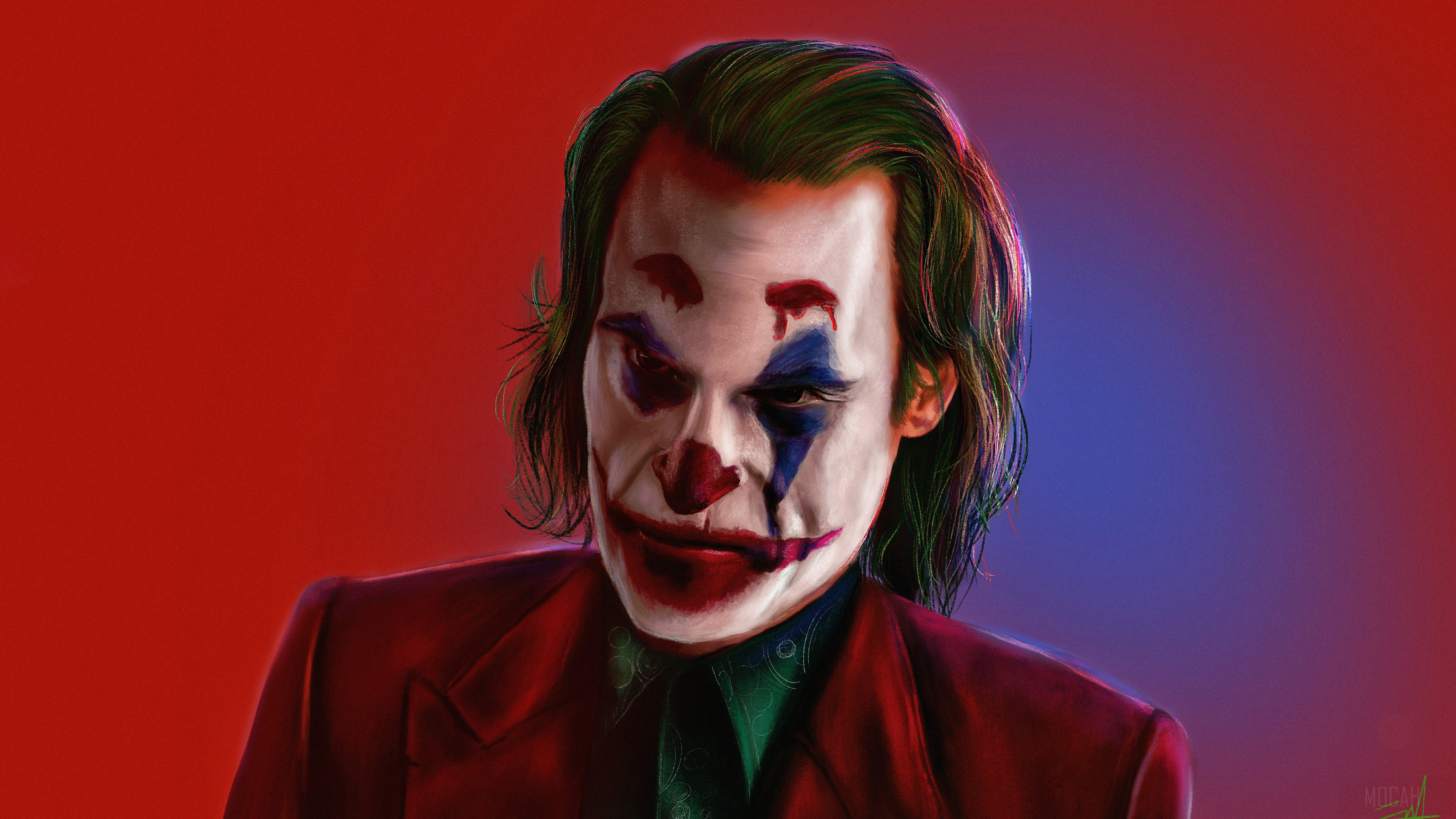 The Joker Joaquin Phoenix Artwork HD Wallpaper