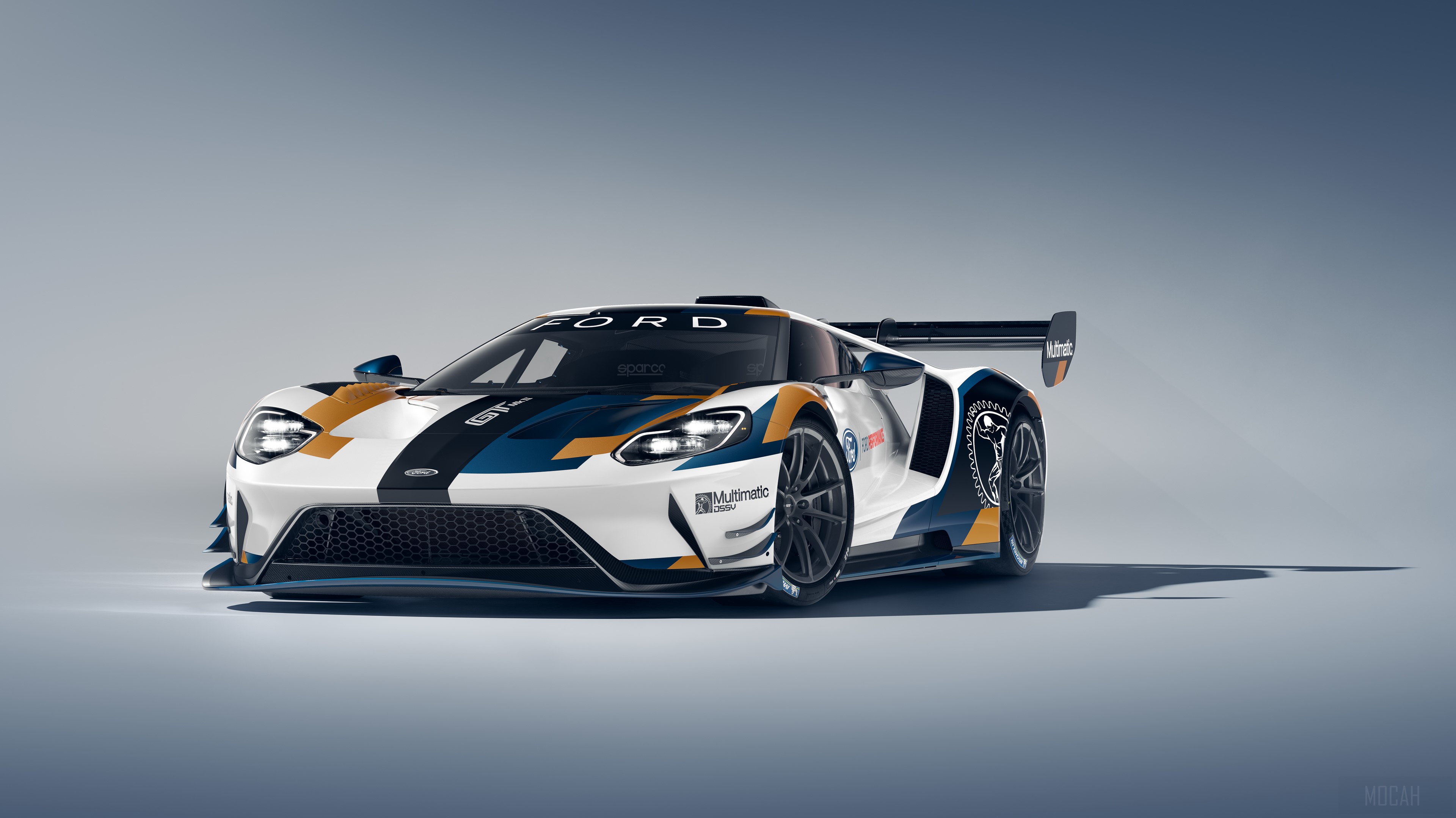 2019 Ford GT Mk2 Race Car 4K HD Wallpaper