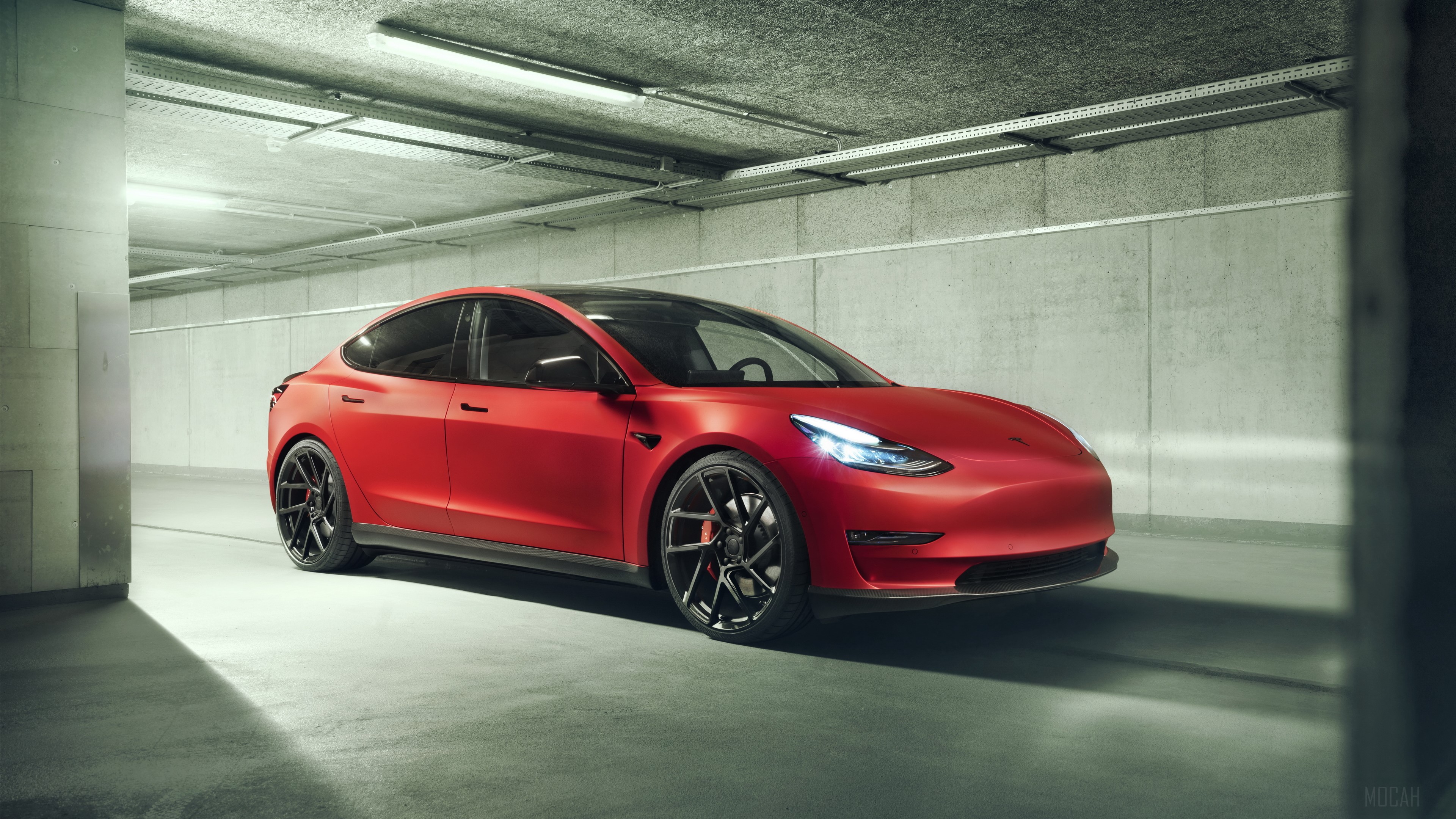 Novitec Tesla Model 3 4K HD Wallpaper
