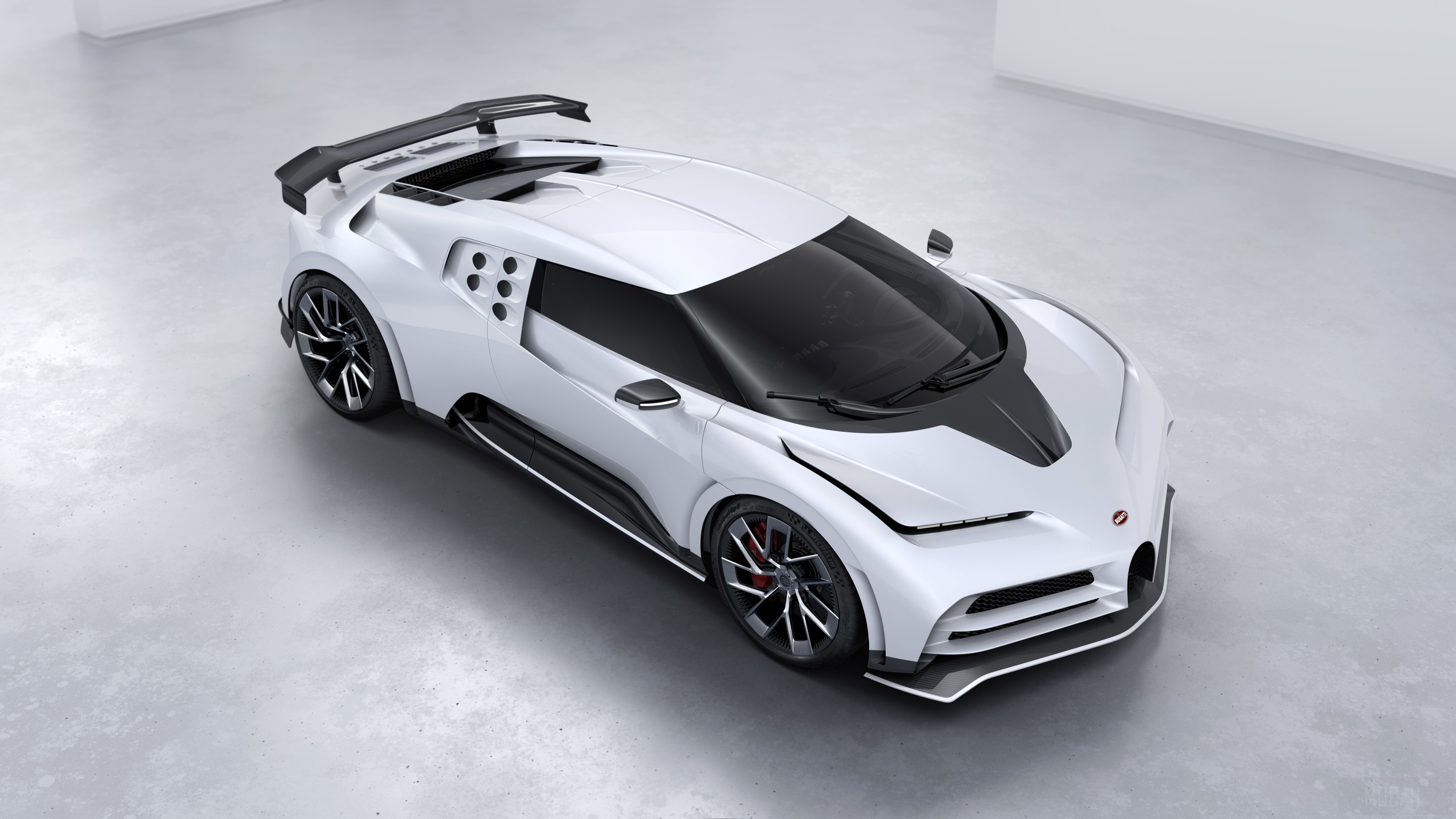 Bugatti Centodieci 2020 Upper View HD Wallpaper