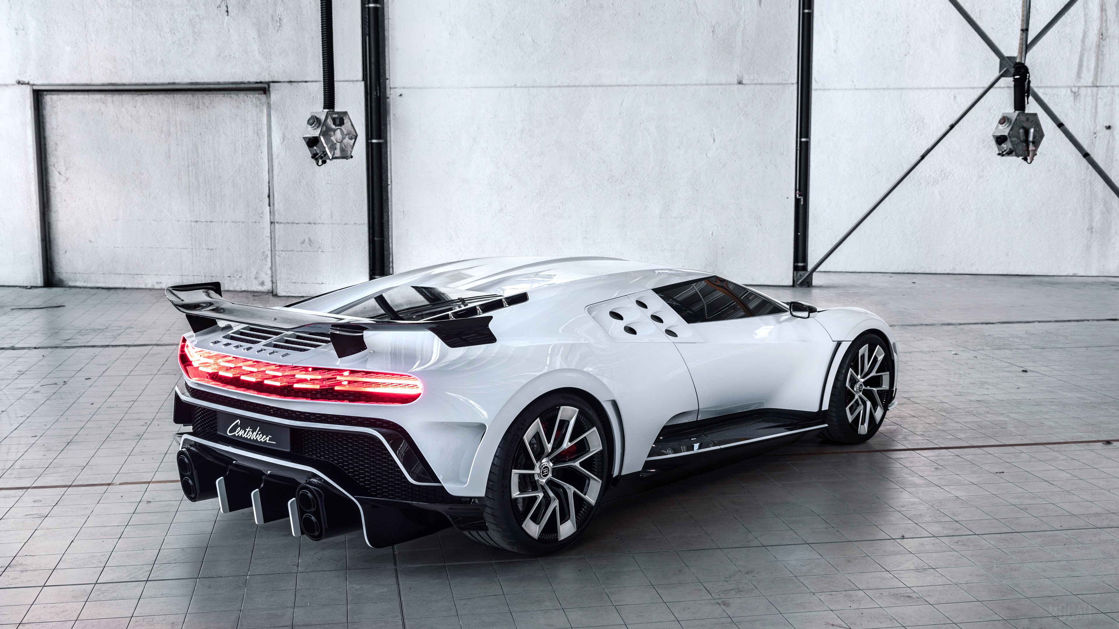 Bugatti Centodieci 2020 Rear View HD Wallpaper
