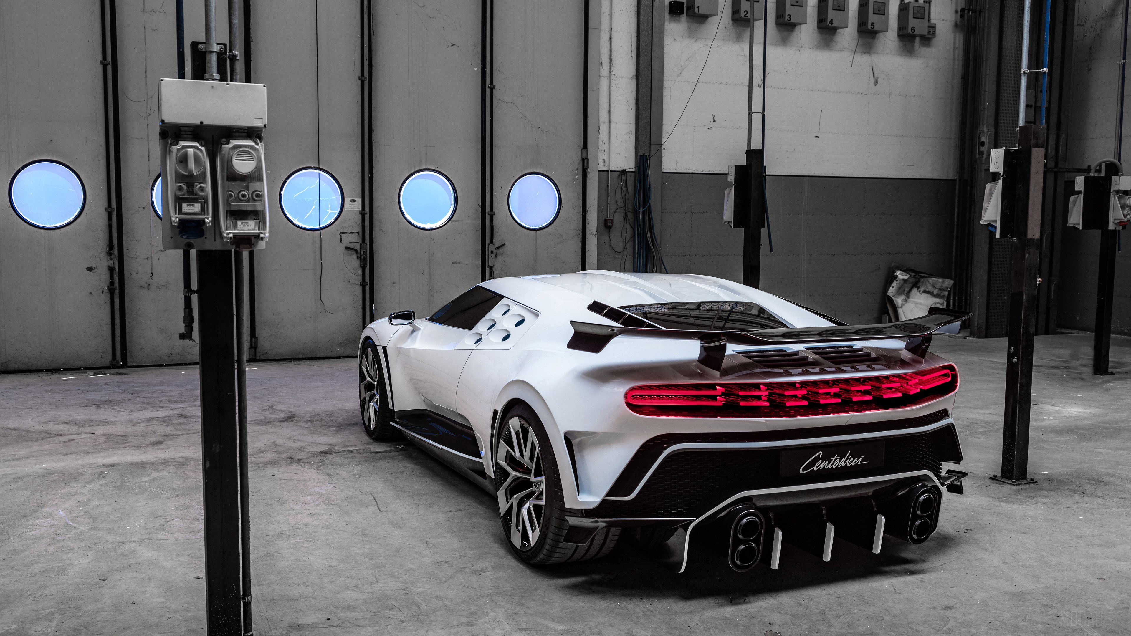 Bugatti Centodieci 2020 Rear HD Wallpaper