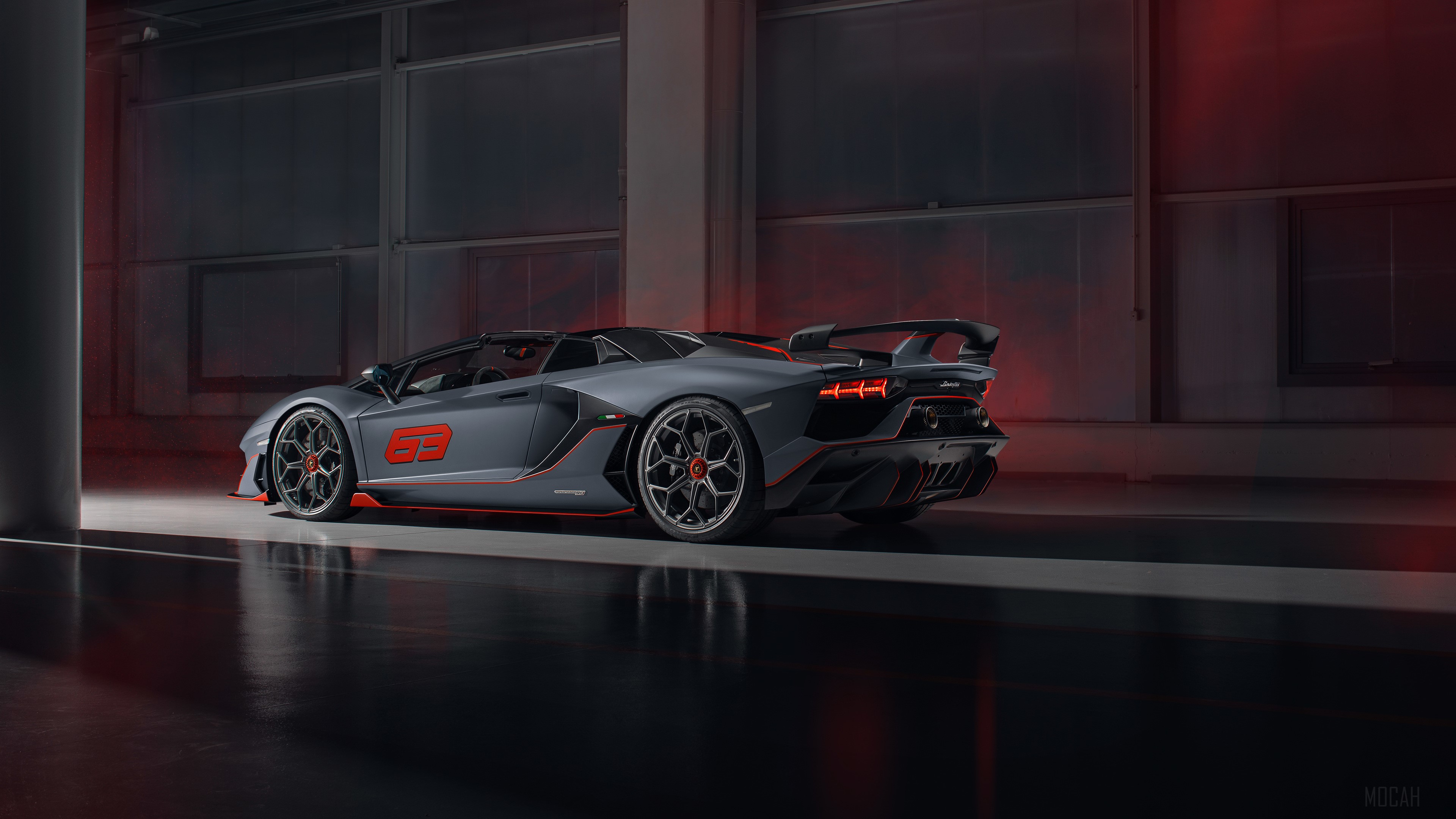 Lamborghini Aventador SVJ 63 Roadster 4K HD Wallpaper