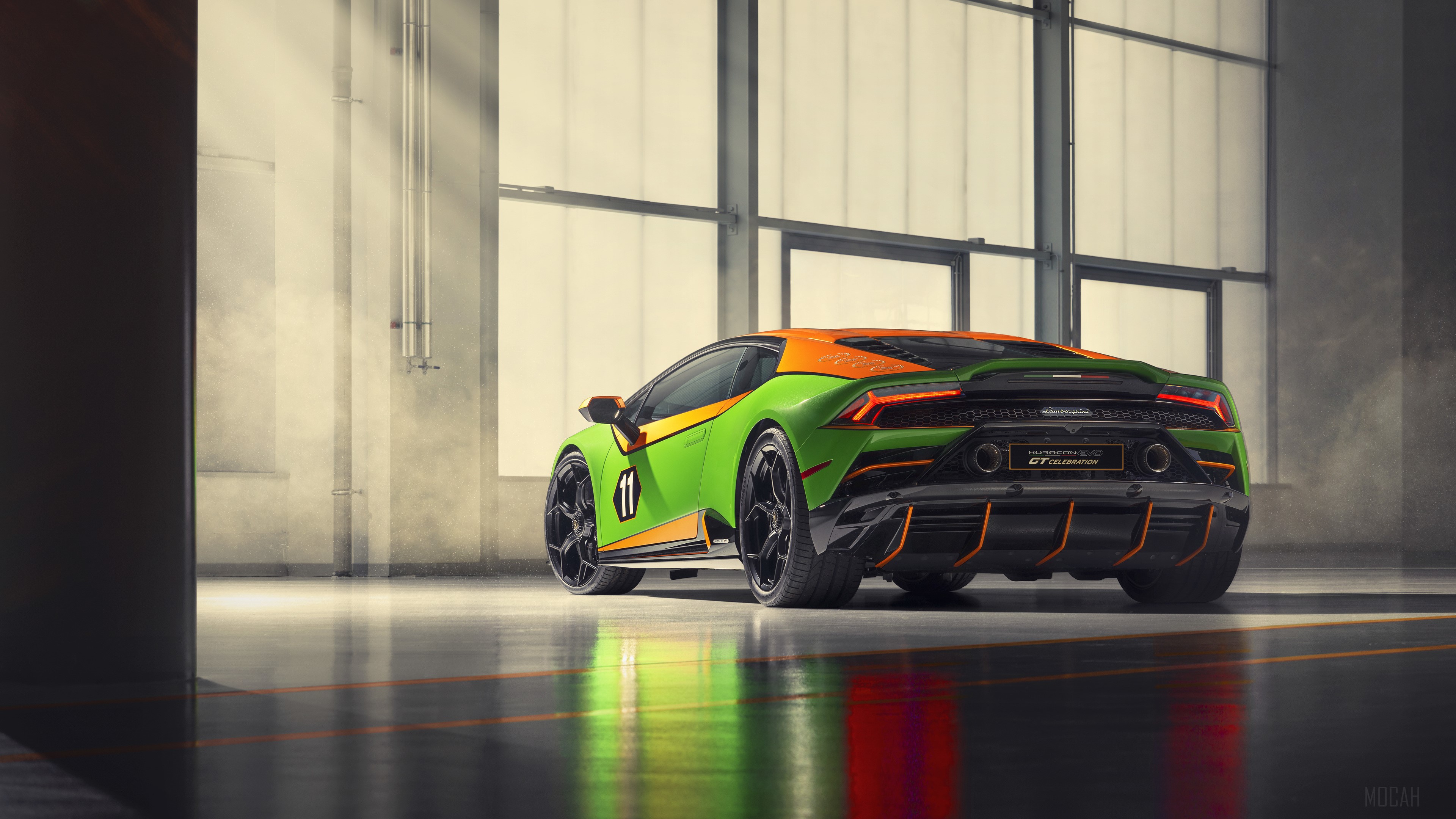 2020 Lamborghini Huracan Evo GT Celebration Rear 4K HD Wallpaper