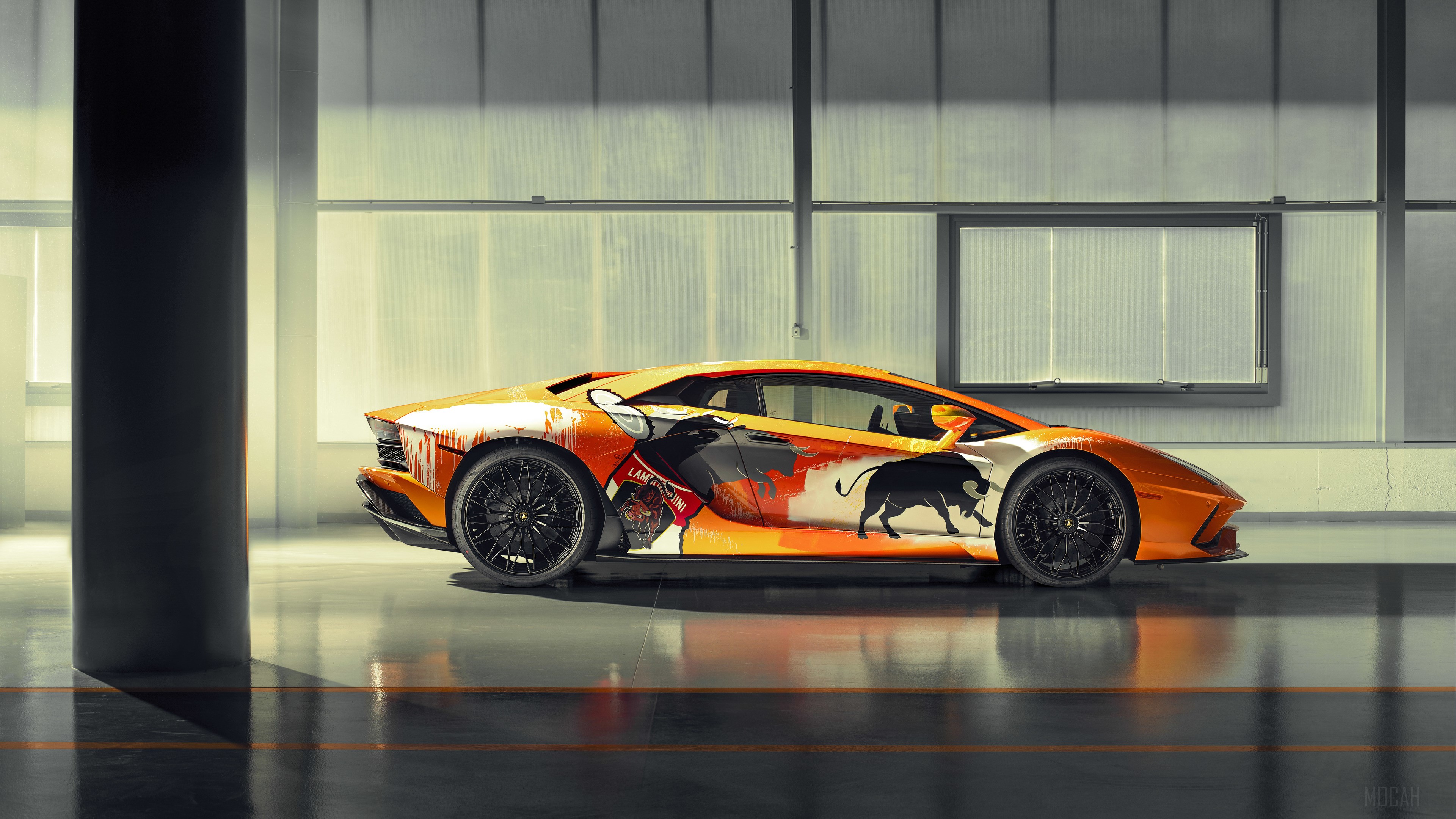 Lamborghini Aventador S 2019 HD Wallpaper