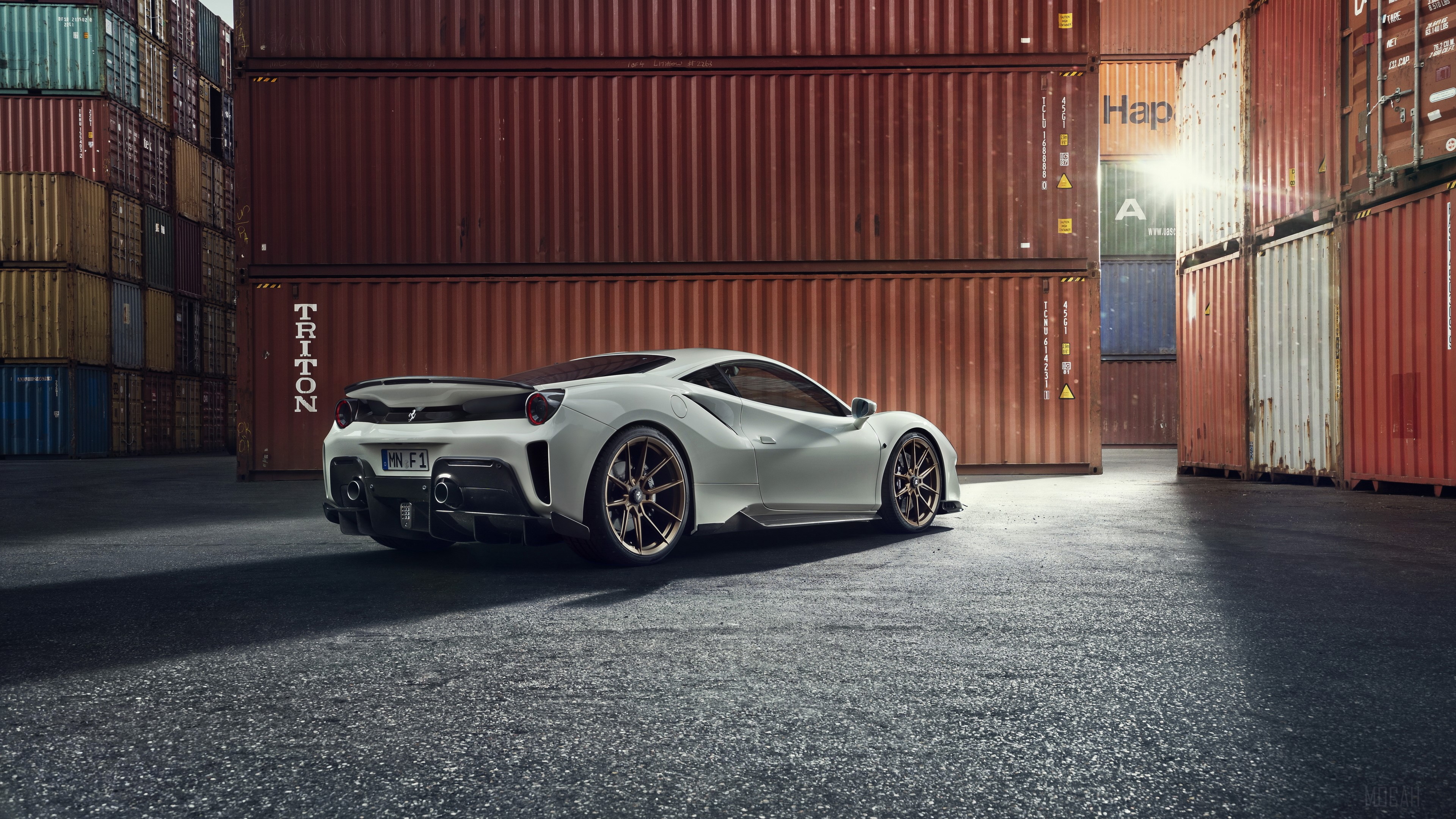 2019 Novitec Ferrari 488 Pista Side View HD Wallpaper