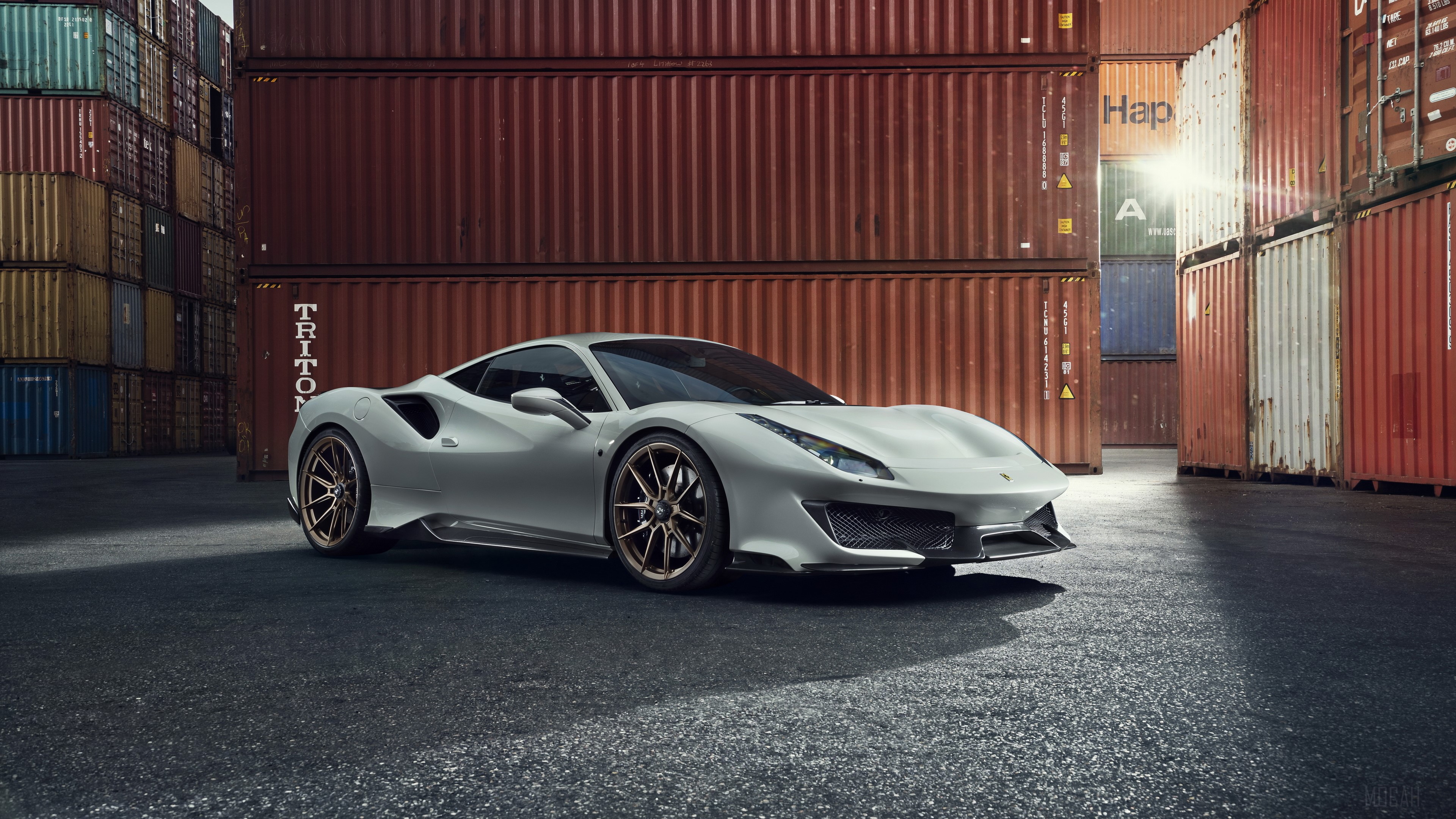 Novitec Ferrari 488 Pista 2019 Side View HD Wallpaper