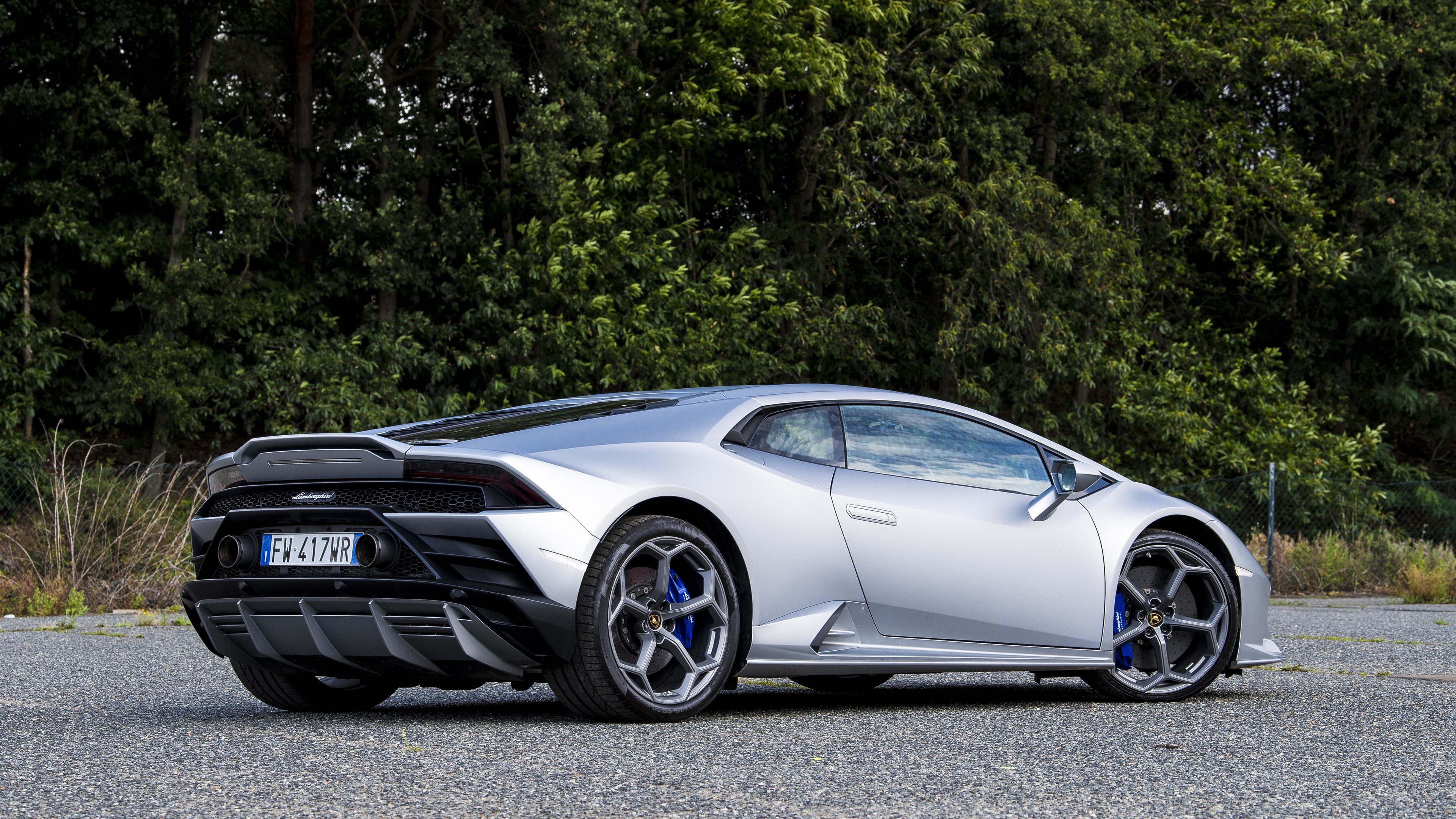 Lamborghini Huracan EVO Rear HD Wallpaper