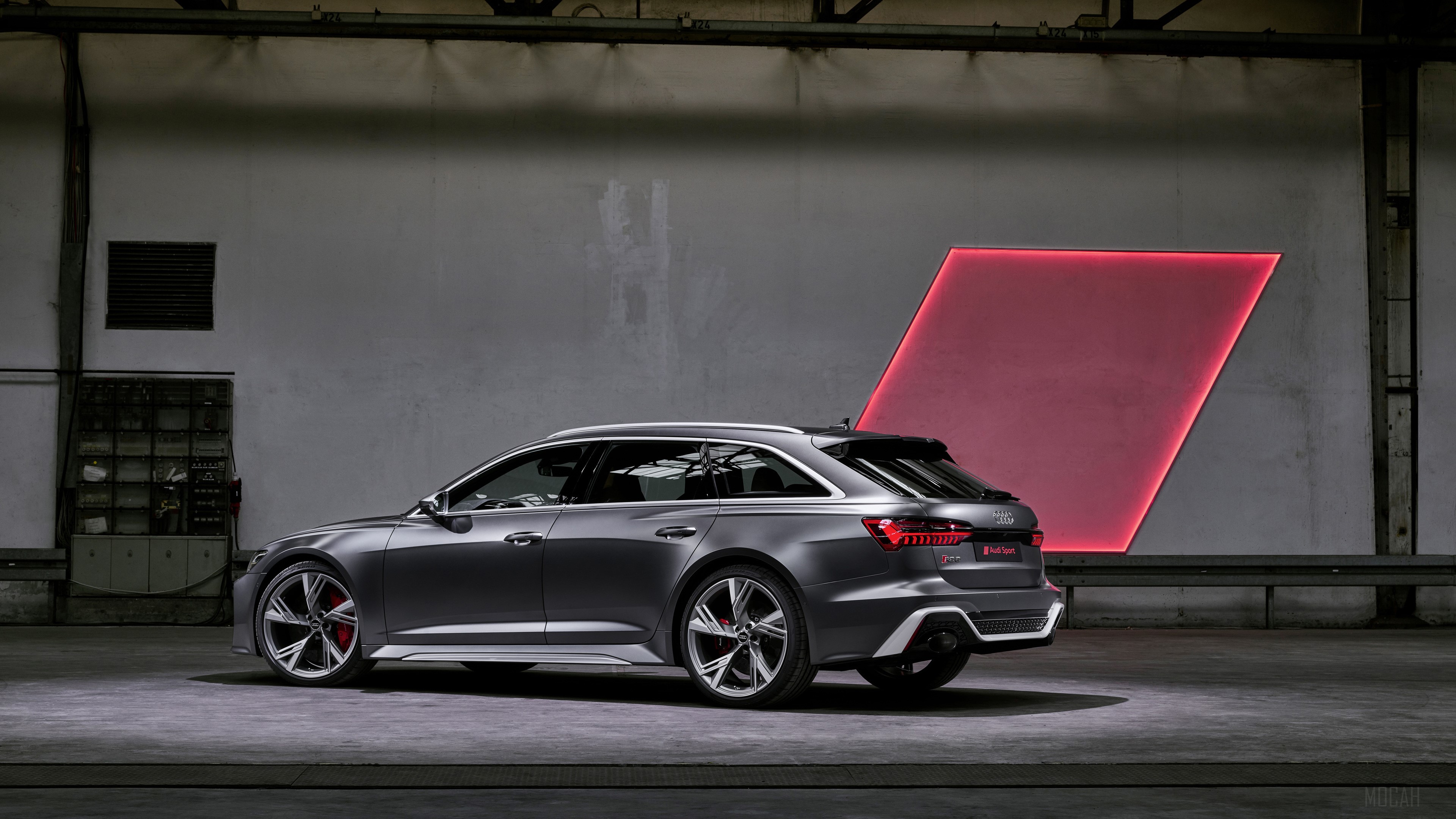 Audi RS 6 Avant 2019 Rear HD Wallpaper