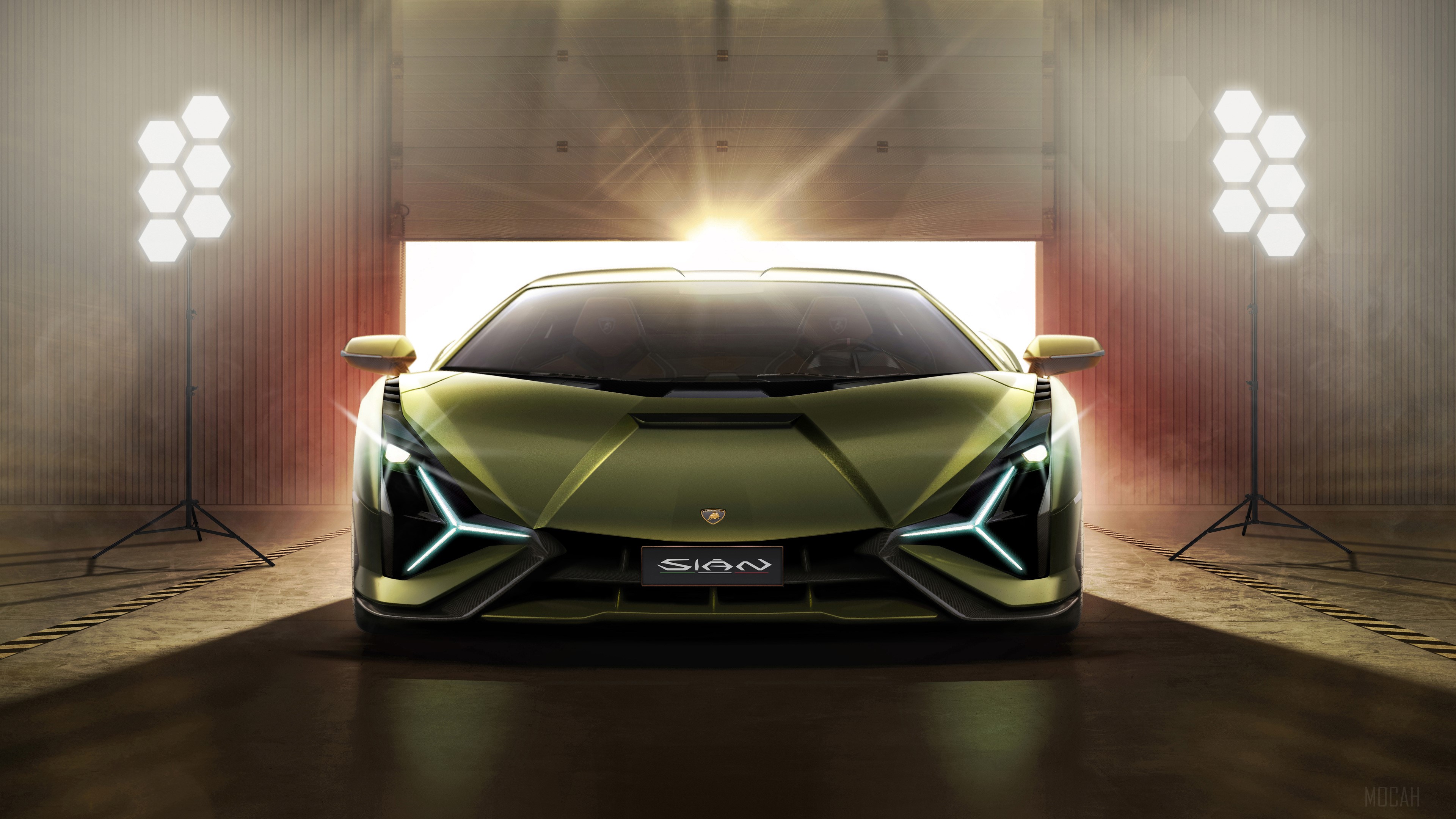 Lamborghini Sian 2019 HD Wallpaper