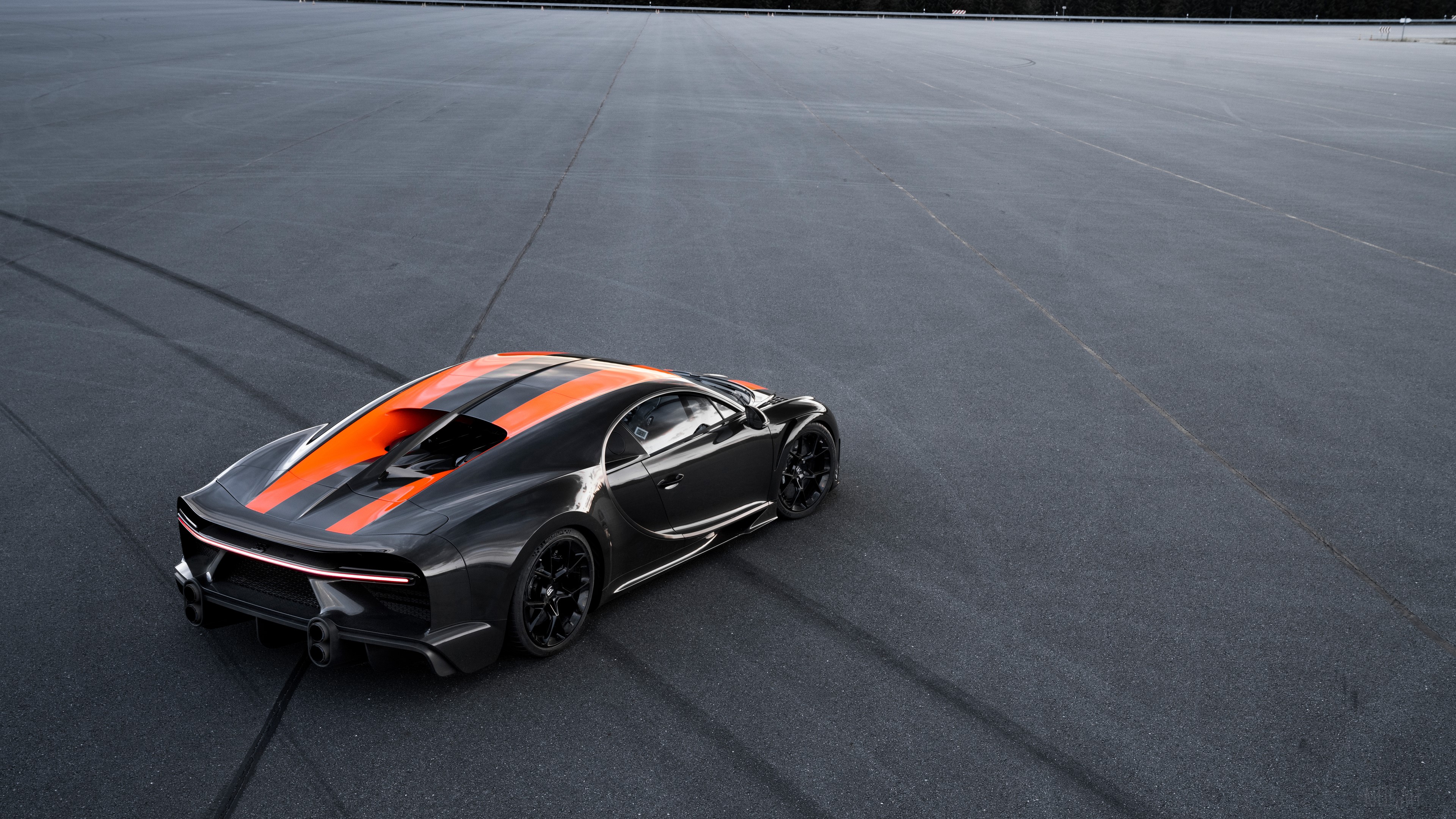 Bugatti Chiron Prototype 2019 Rear HD Wallpaper