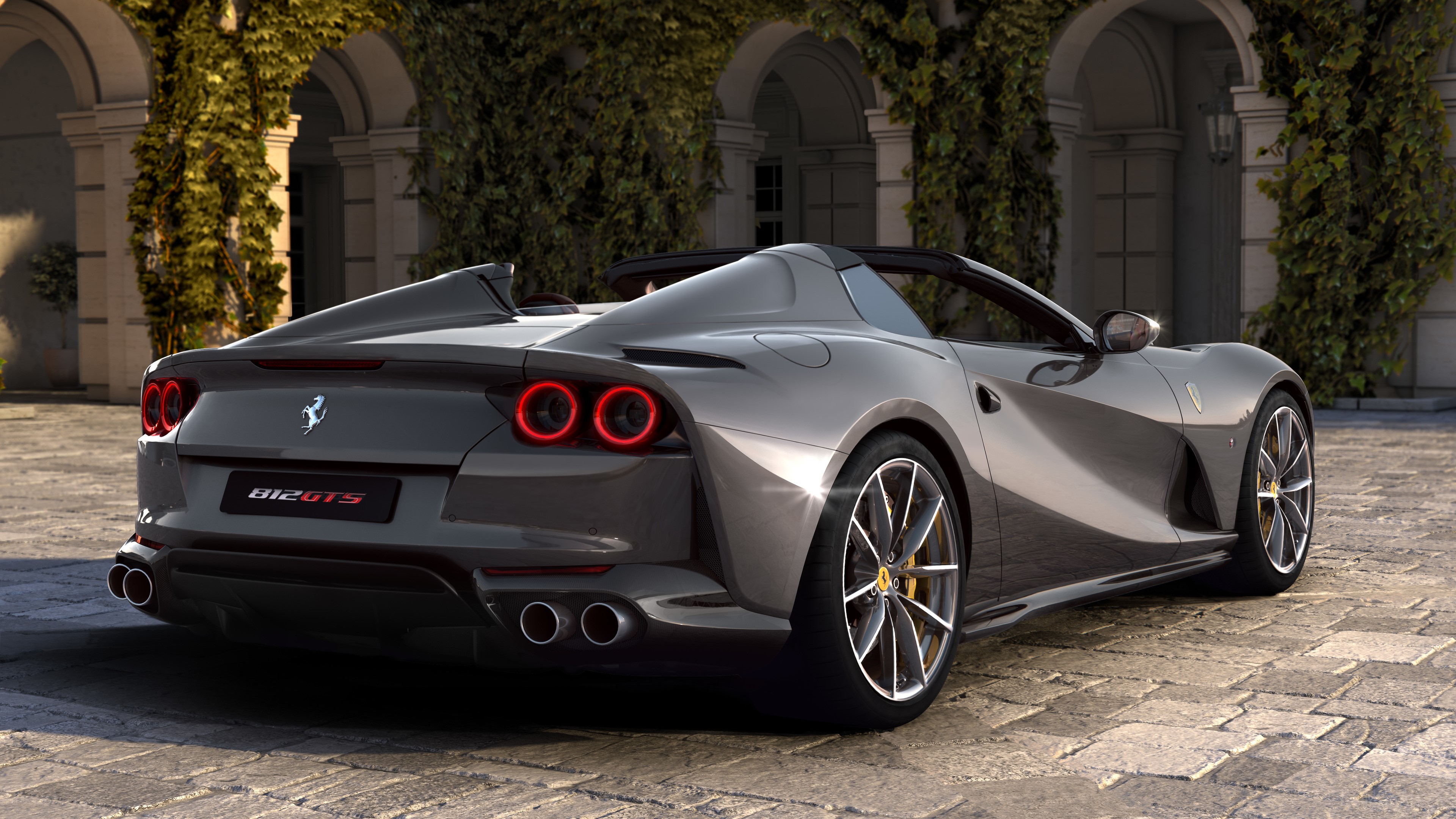 Ferrari 812 GTS 2019 Rear HD Wallpaper
