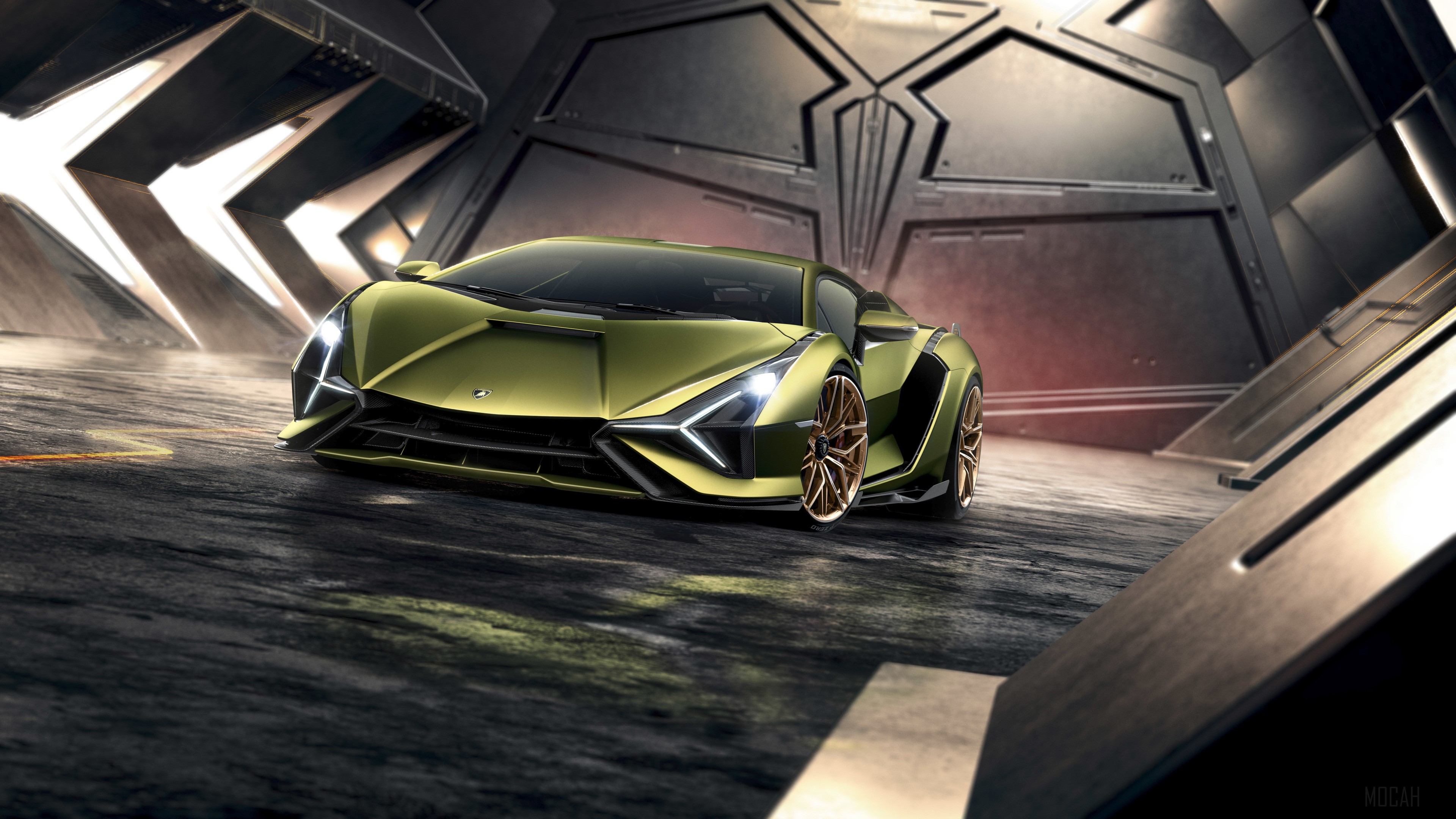 Lamborghini Sian 2019 HD Wallpaper