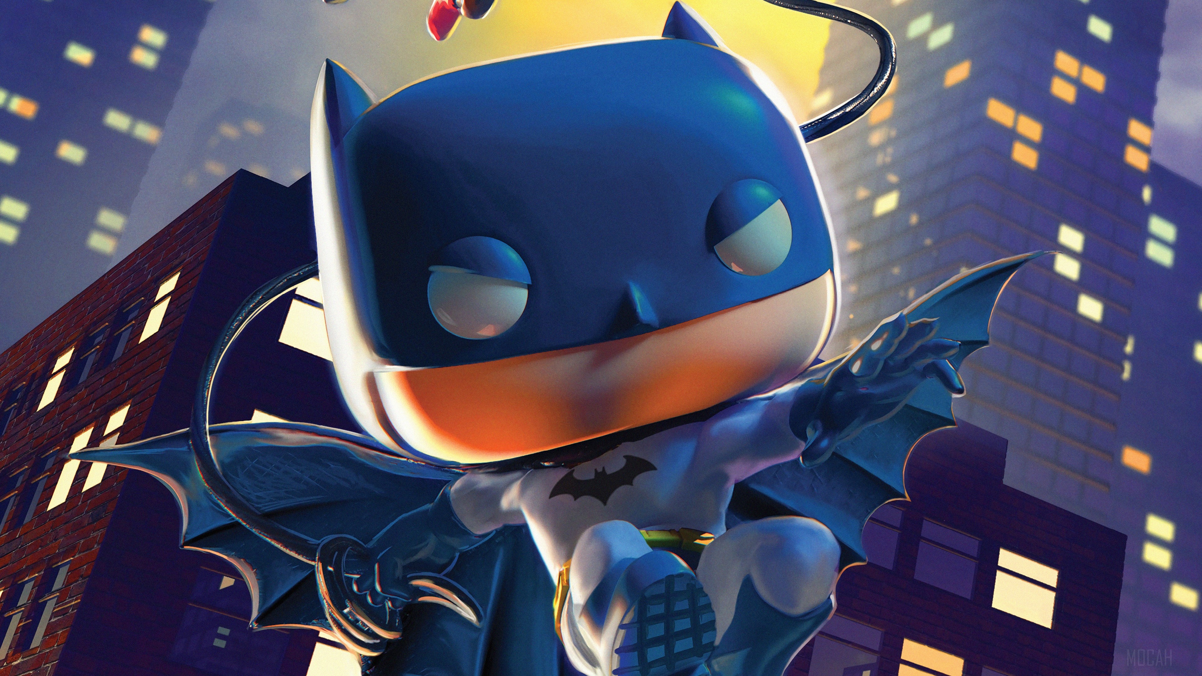 Batman from DC Funkoverse 4K HD Wallpaper