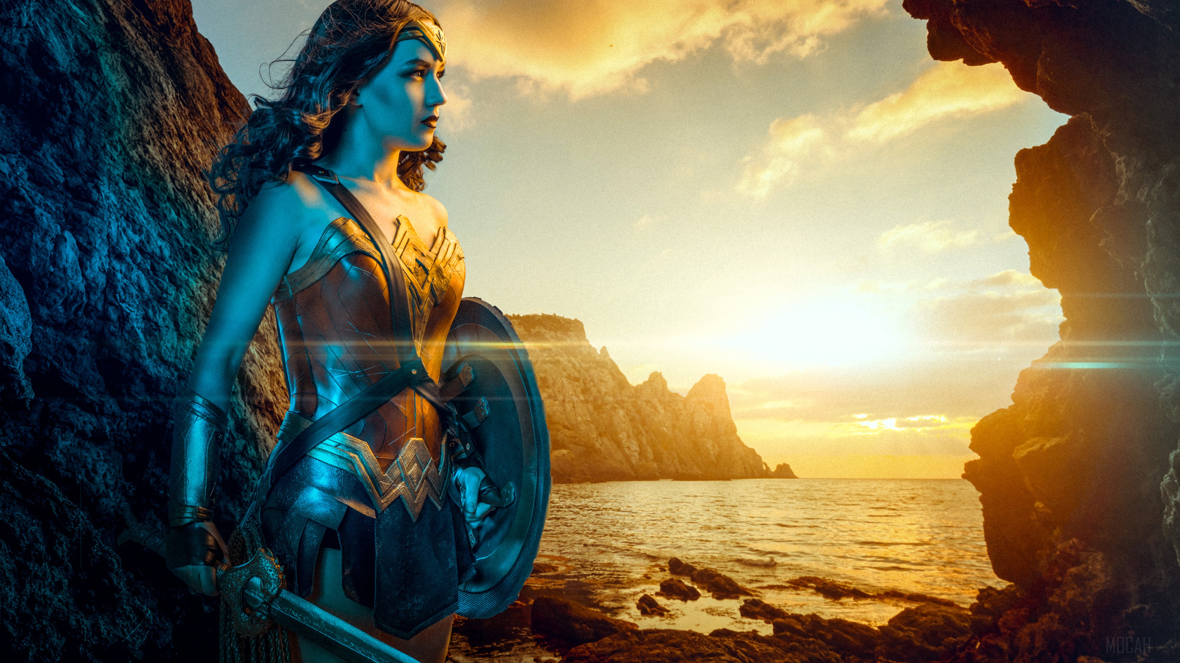 wonder Woman Cosplay HD Wallpaper