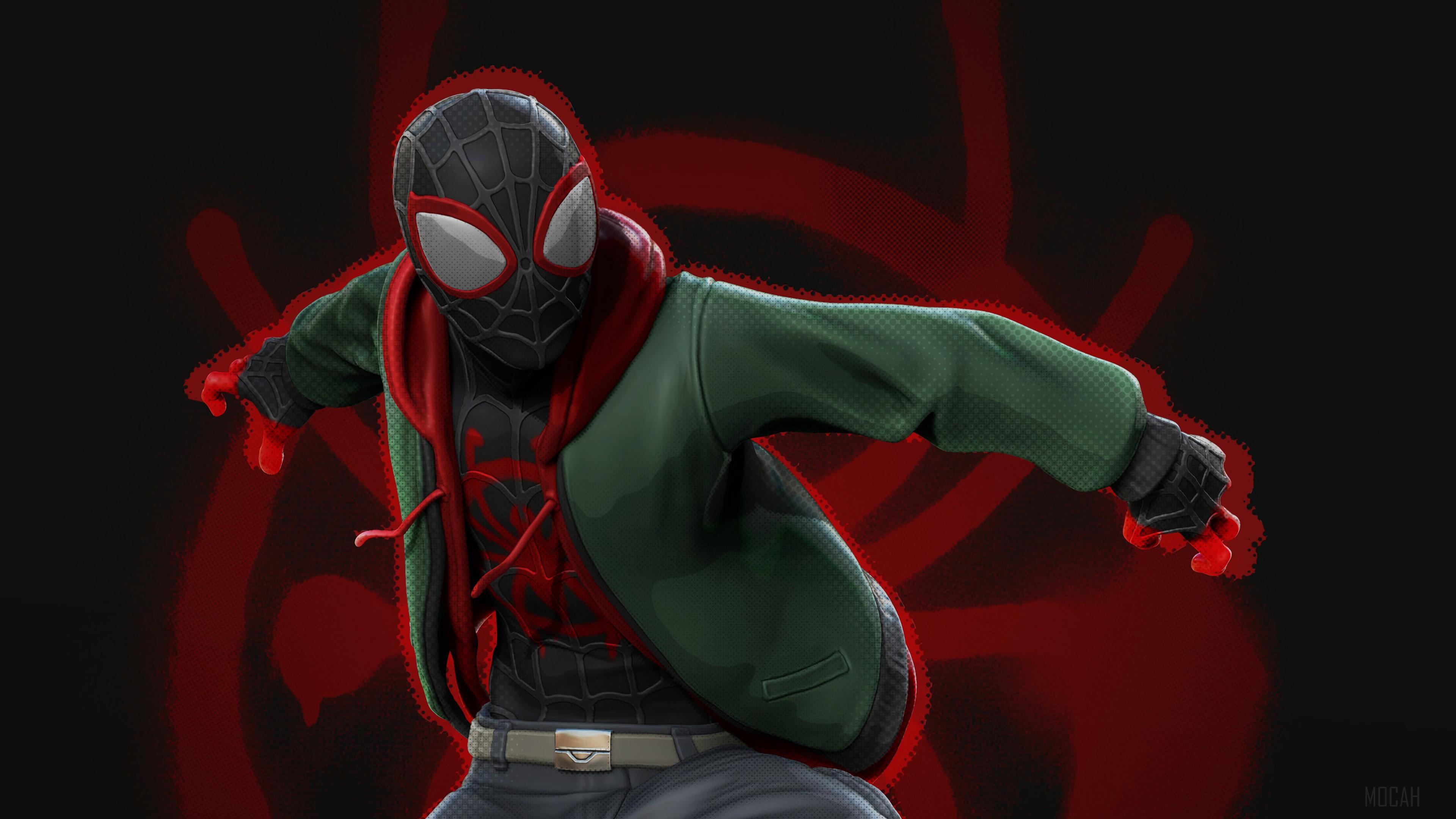 Miles Morales Spider-Man in 4K HD Wallpaper