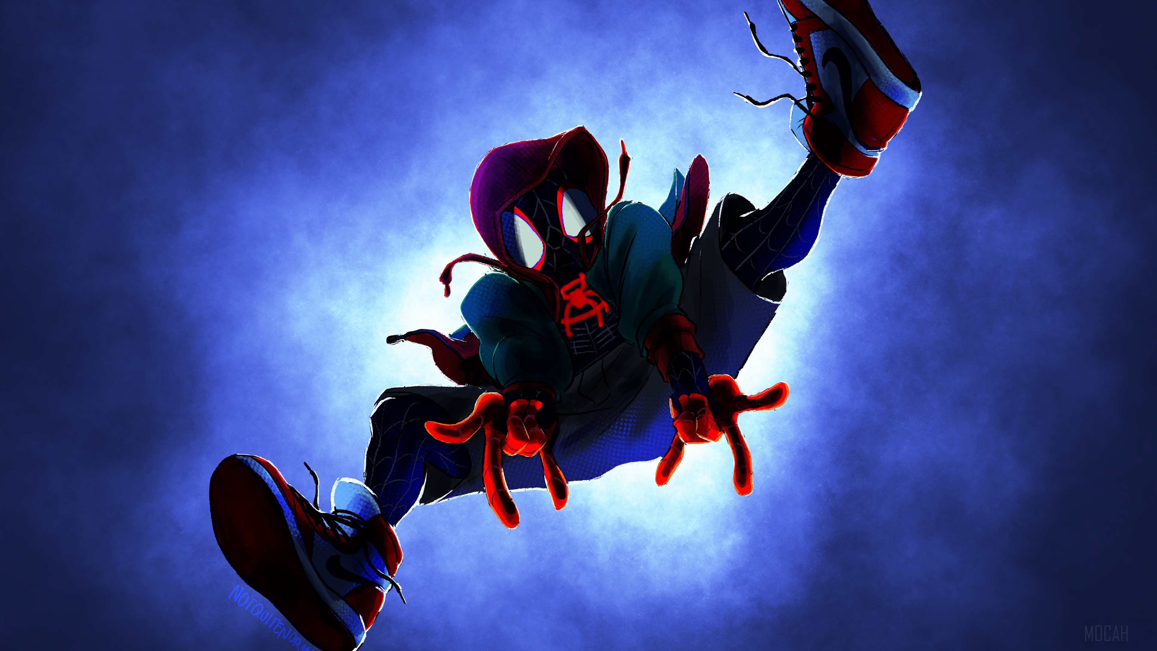 Spider-Man from Spider-Man: Into the Spider-Verse 4K HD Wallpaper
