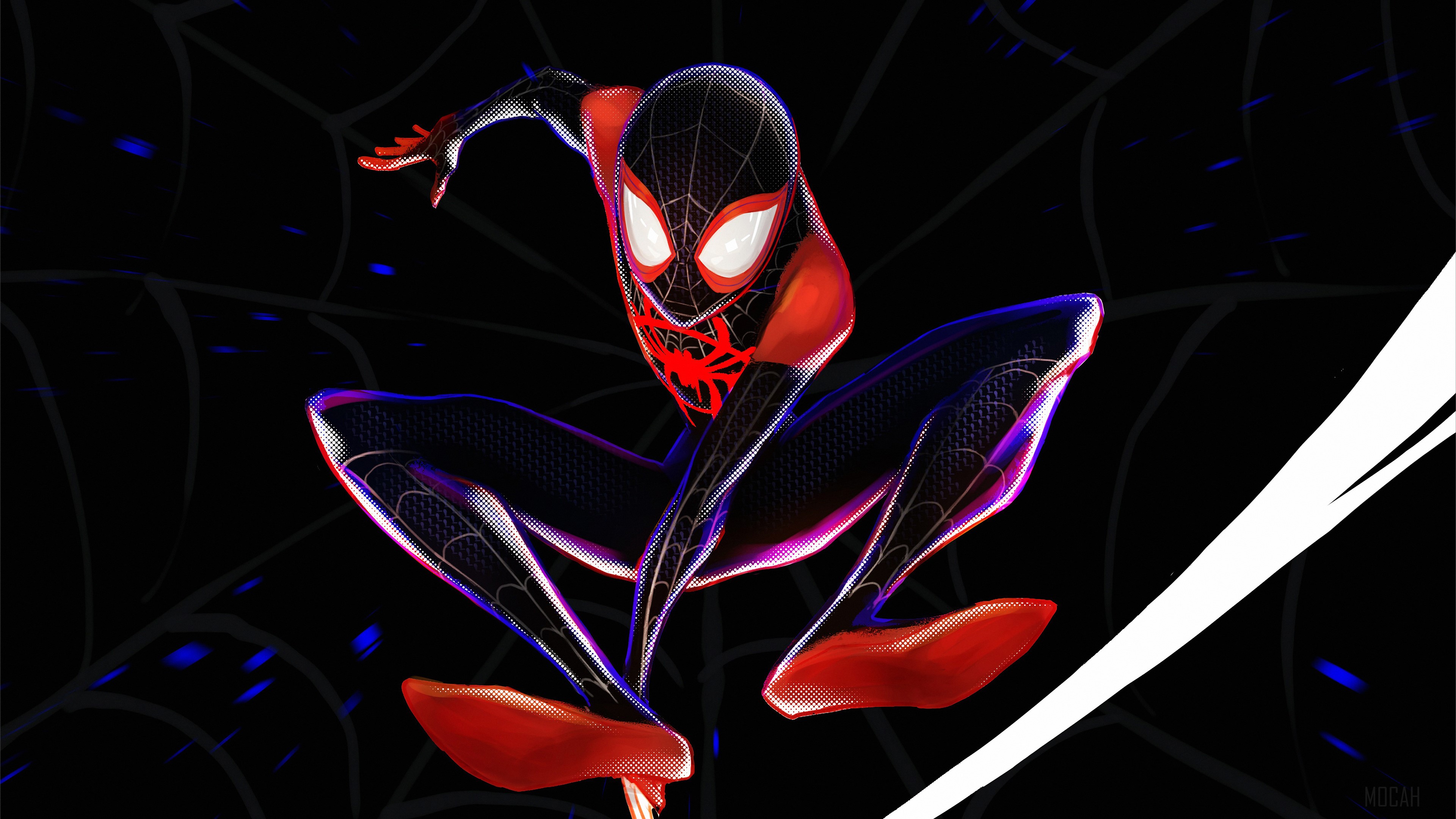 Spider-Man Miles Morales Art 4K HD Wallpaper