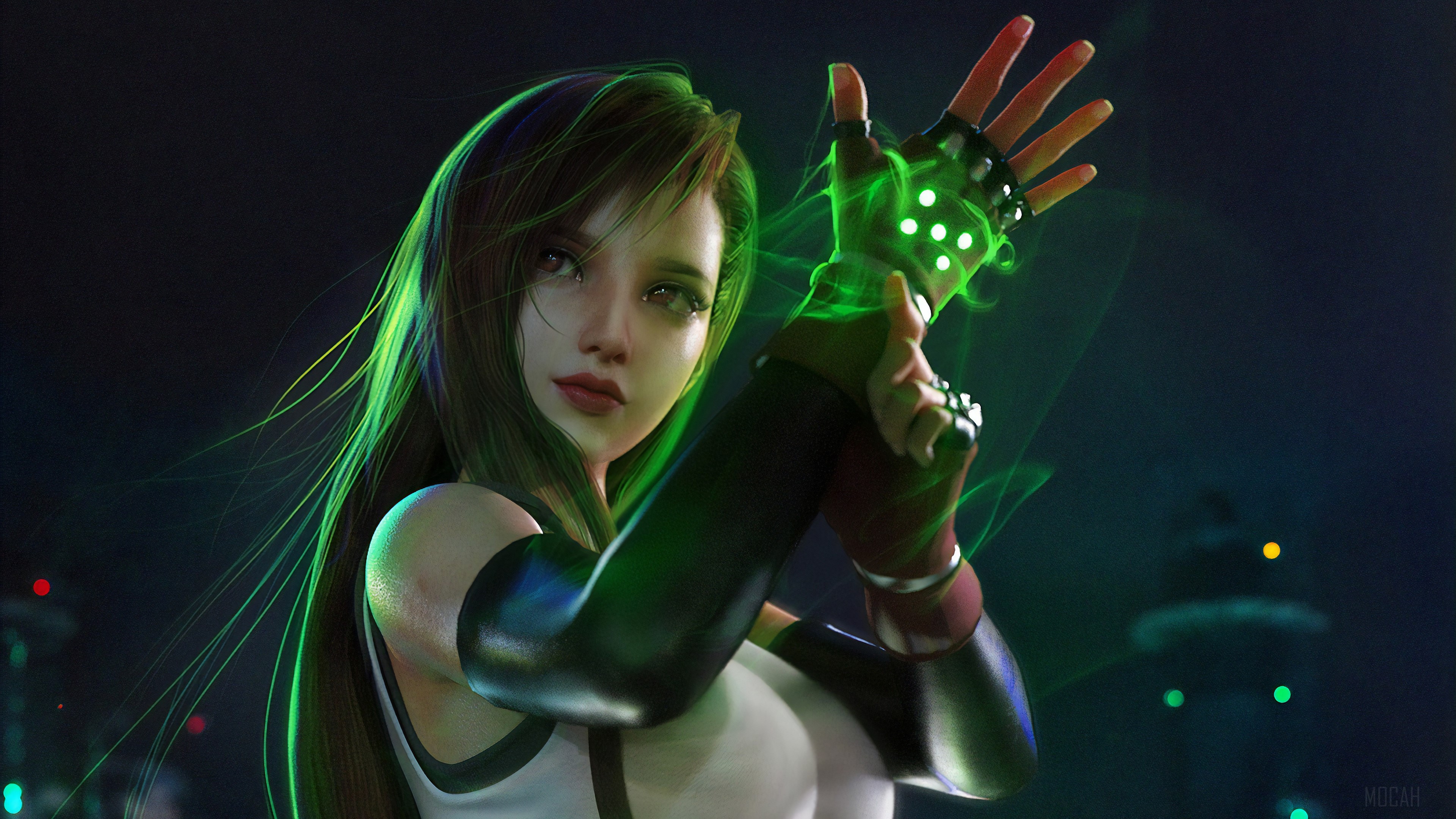Tifa Lockhart from Final Fantasy 4K HD Wallpaper