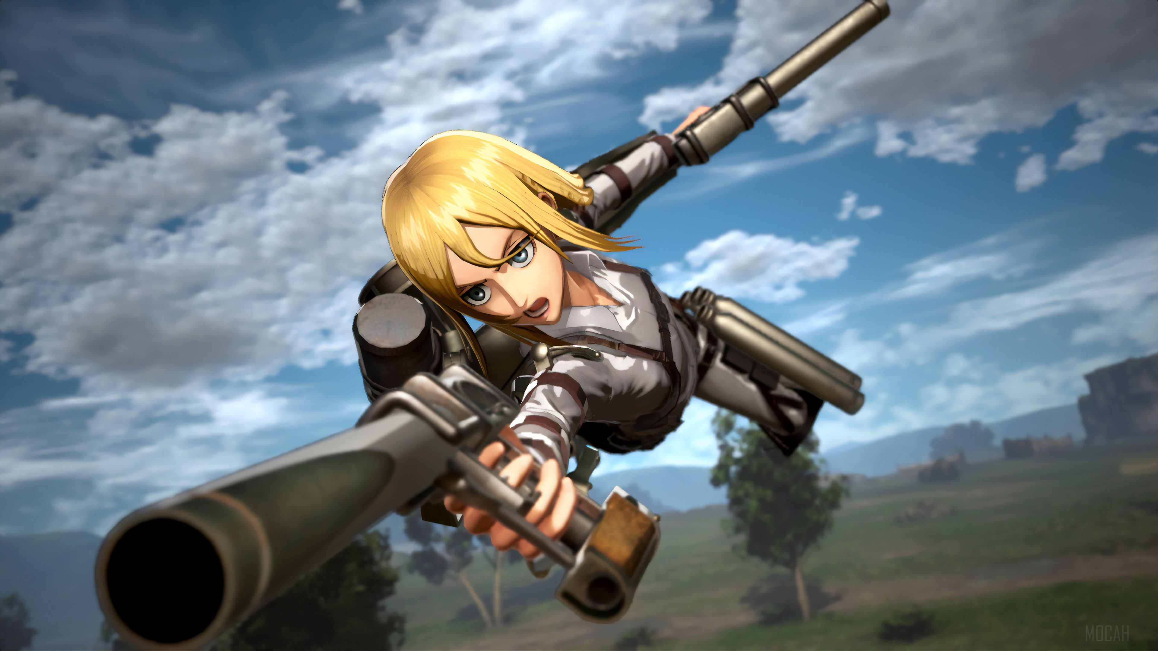 Historia Reiss from Attack on Titan 2 4K HD Wallpaper
