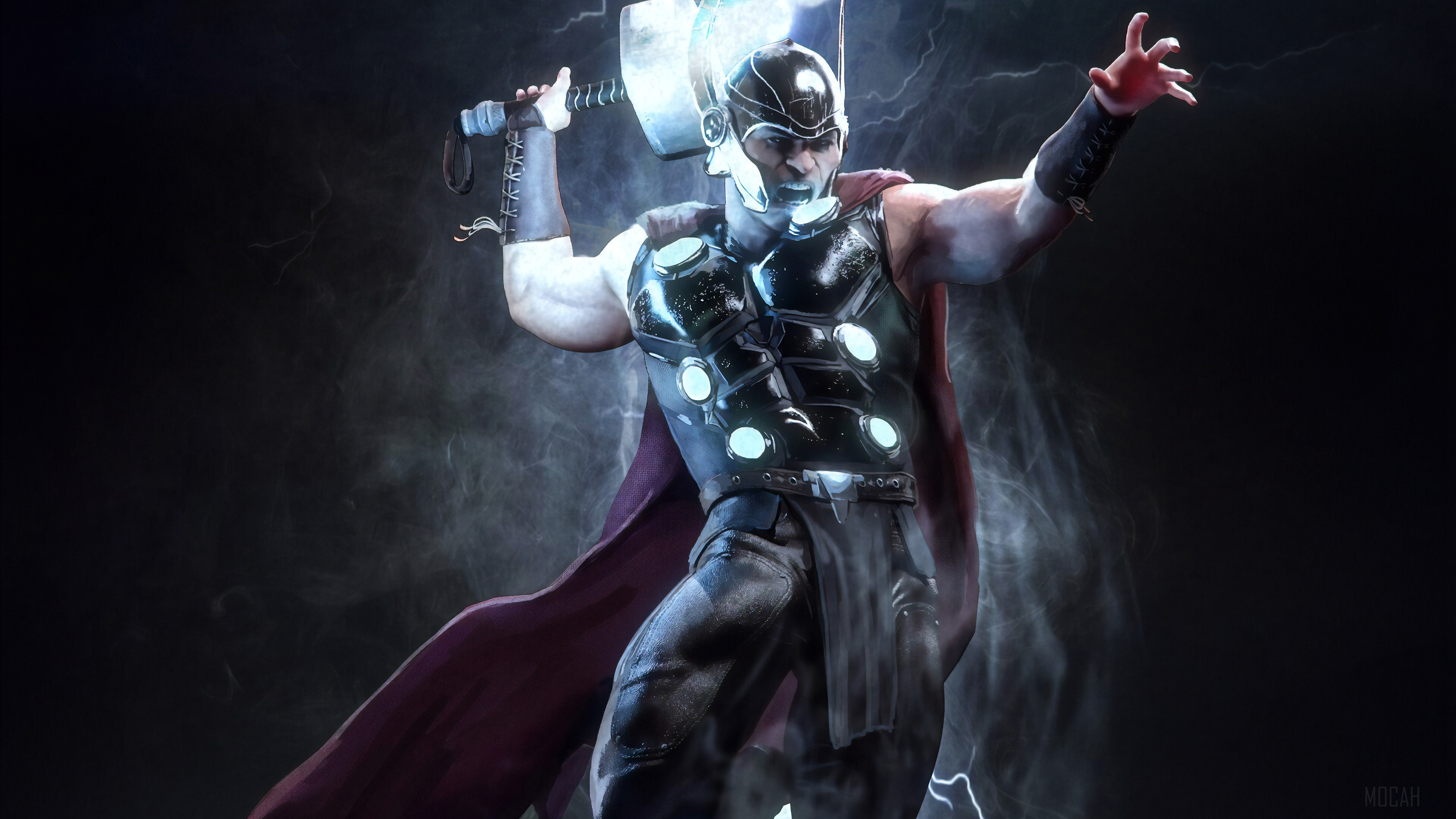 Thor from Marvel 4K HD Wallpaper
