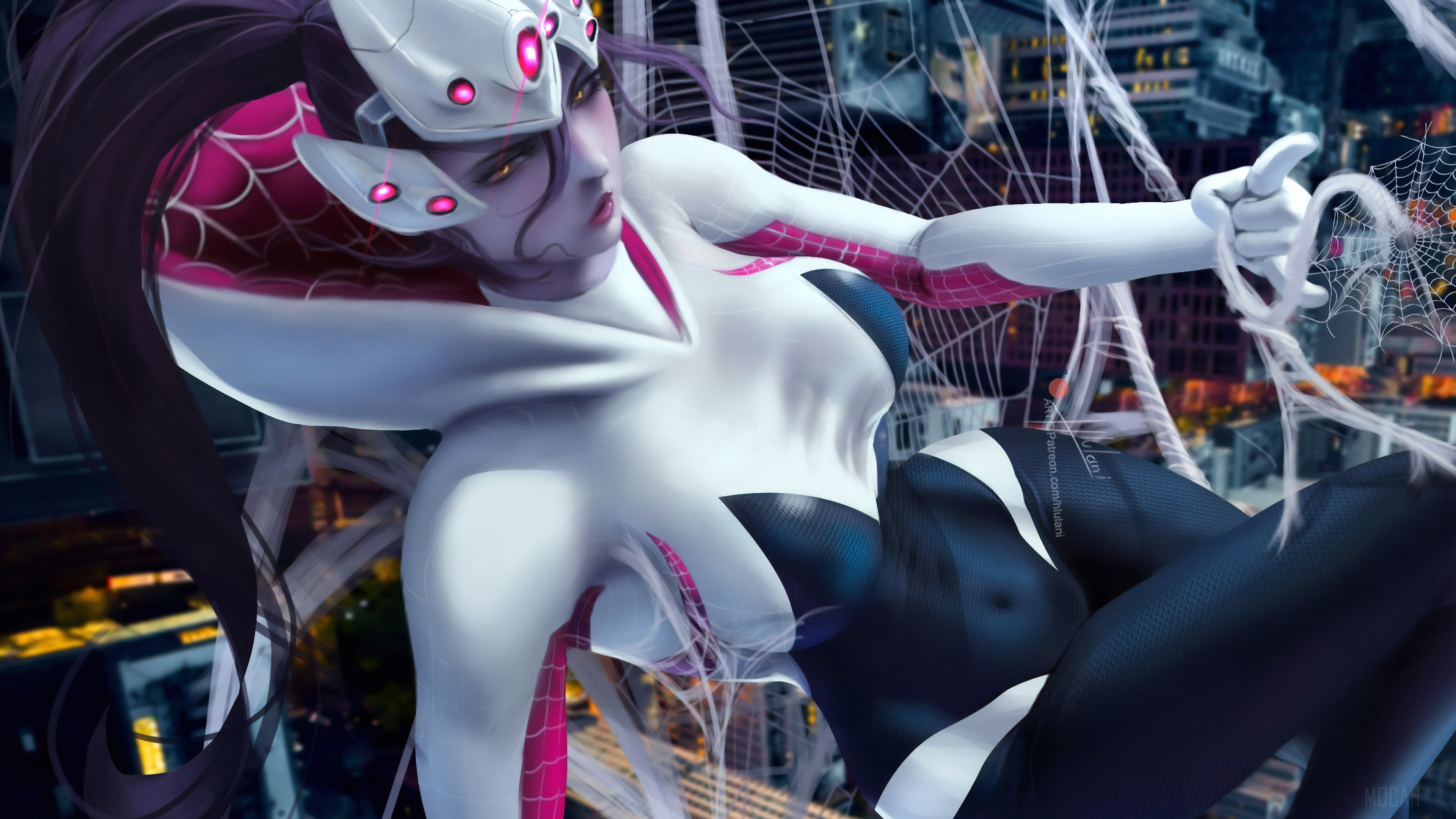 Spider-Gwen Artwork 4K HD Wallpaper