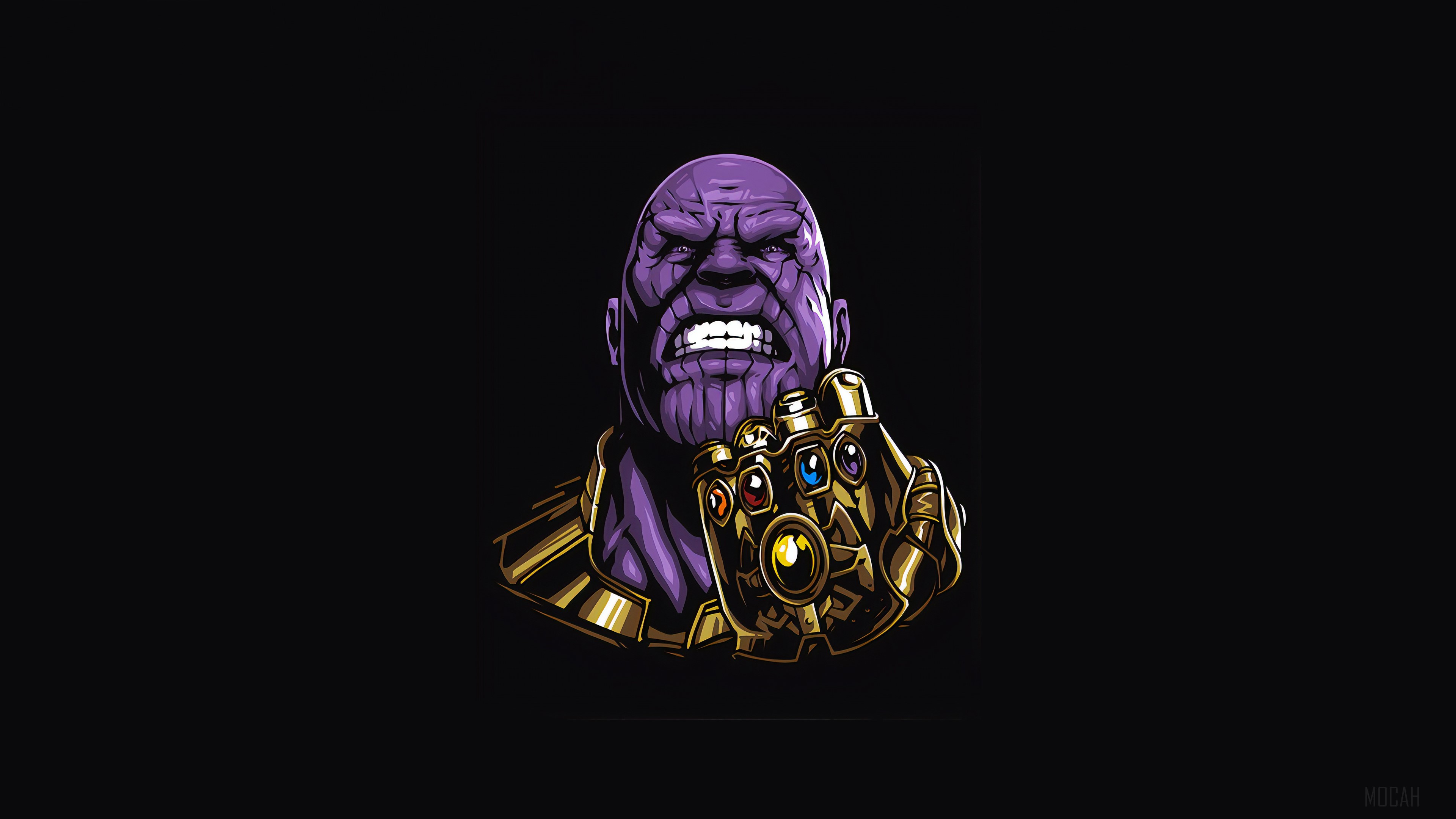 Thanos with the Infinity Gauntlet 4K HD Wallpaper