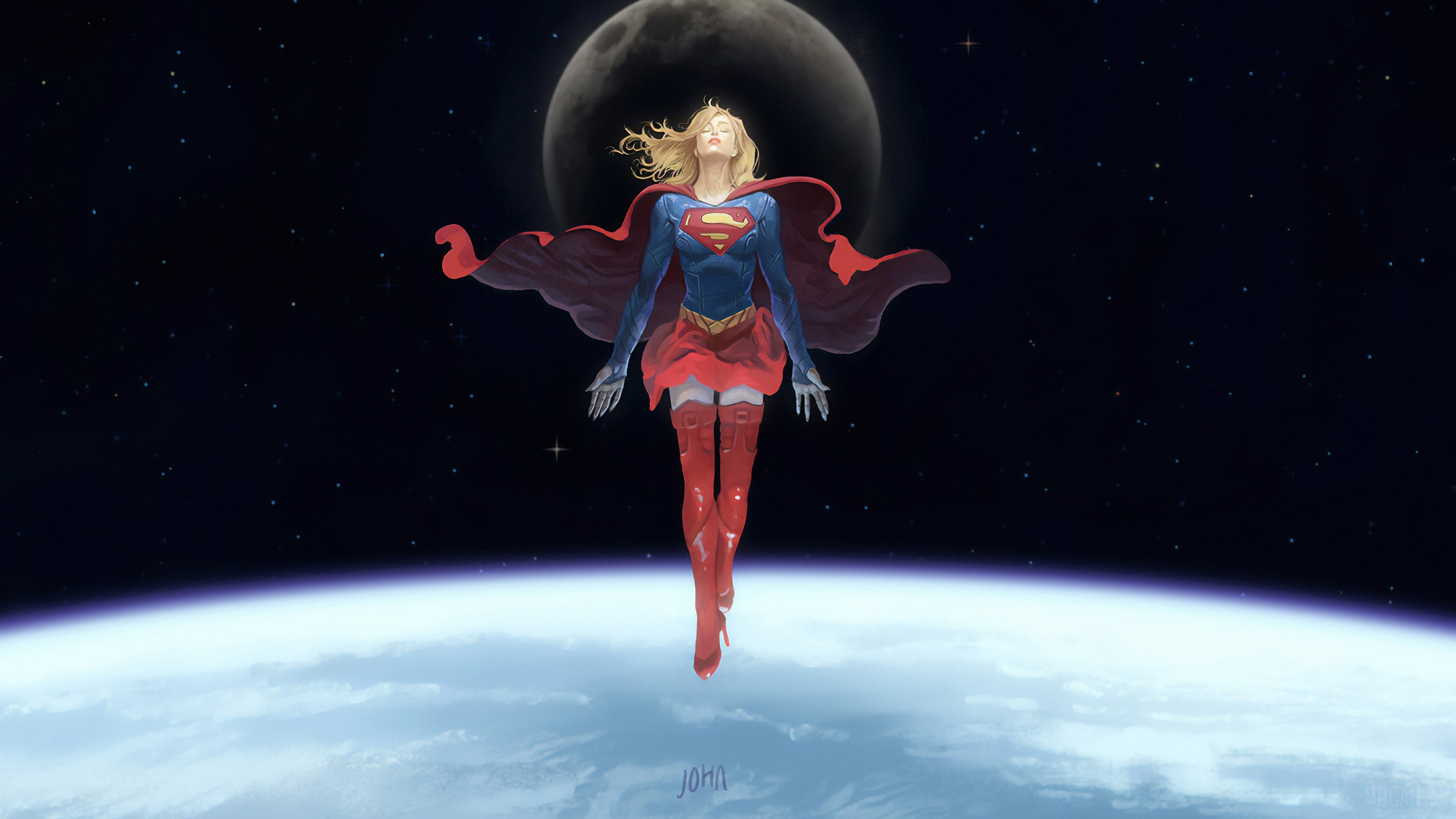 Supergirl Art 4K HD Wallpaper