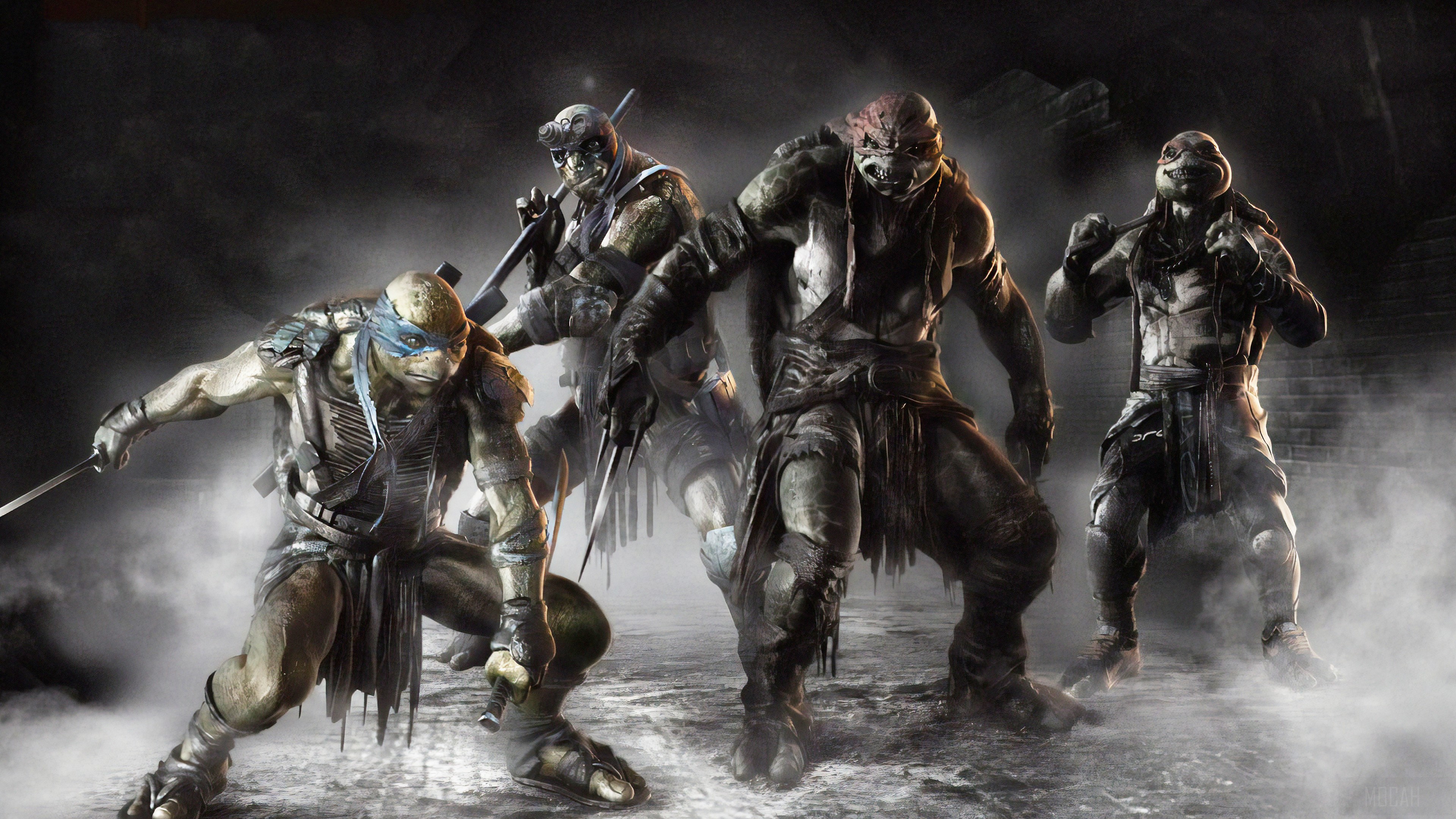 Teenage Mutant Ninja Turtles 4K Art HD Wallpaper