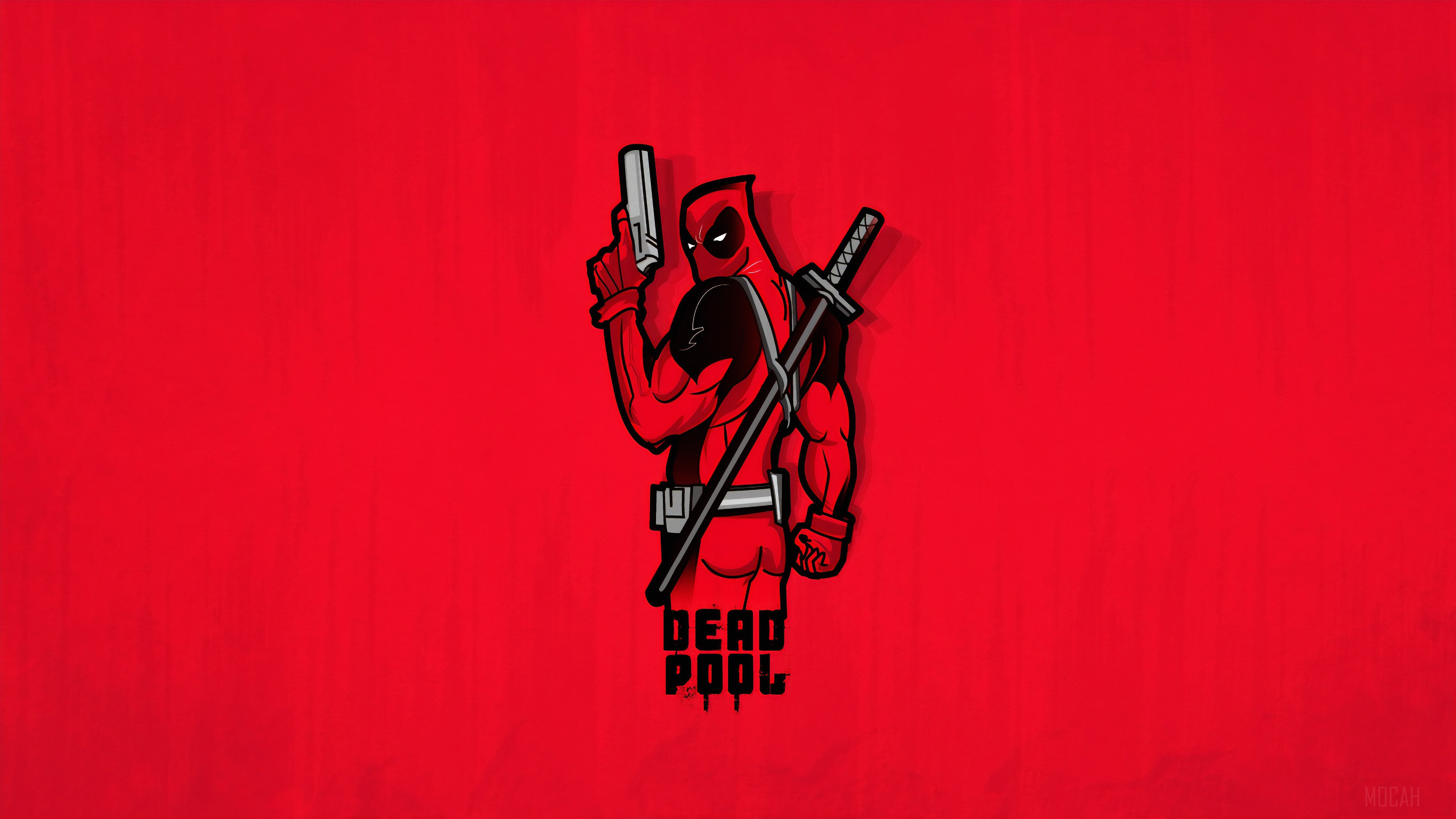 Deadpool from Marvel Comics 4K HD Wallpaper