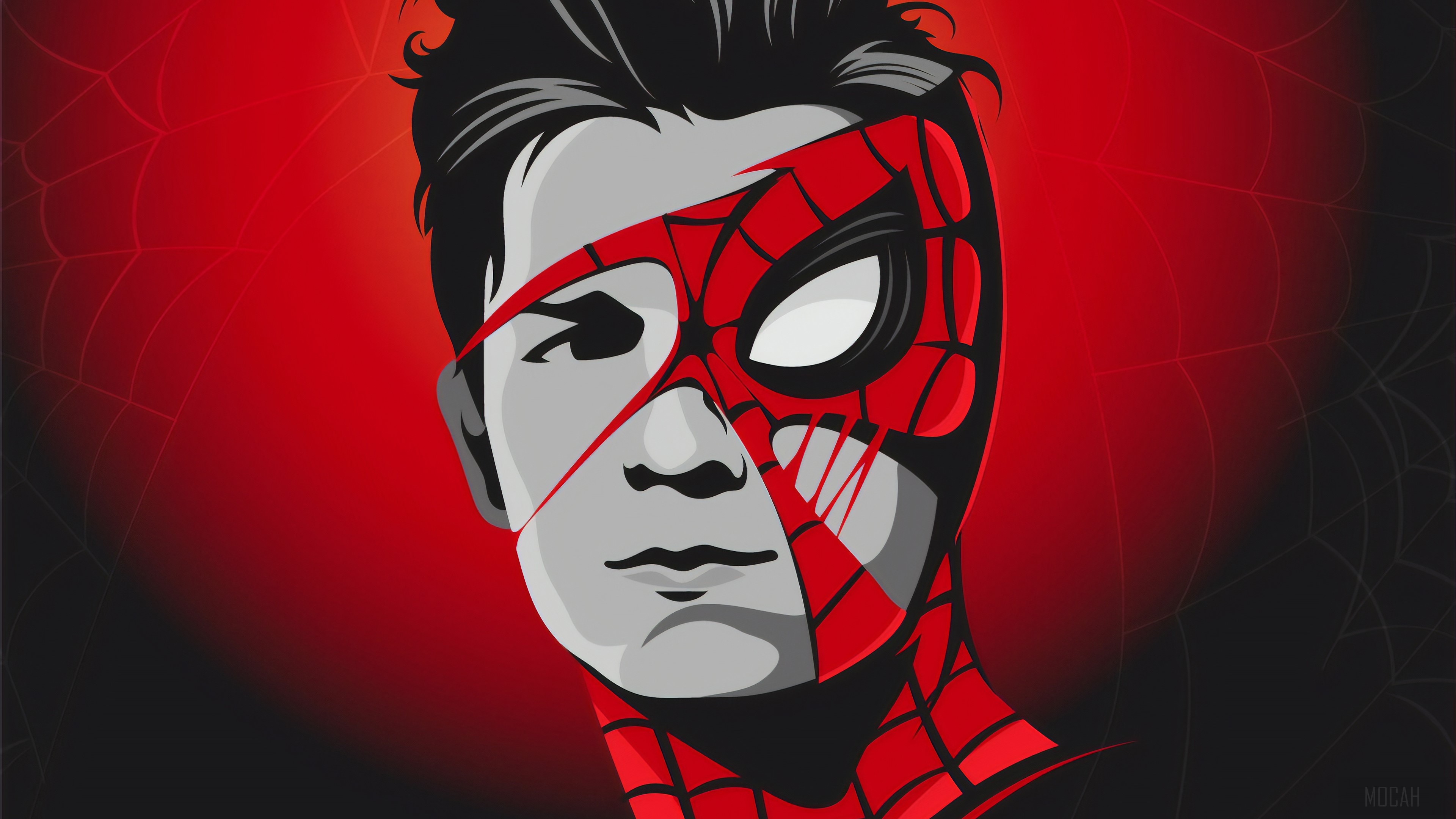 Tom Holland as Spider-Man 4K HD Wallpaper