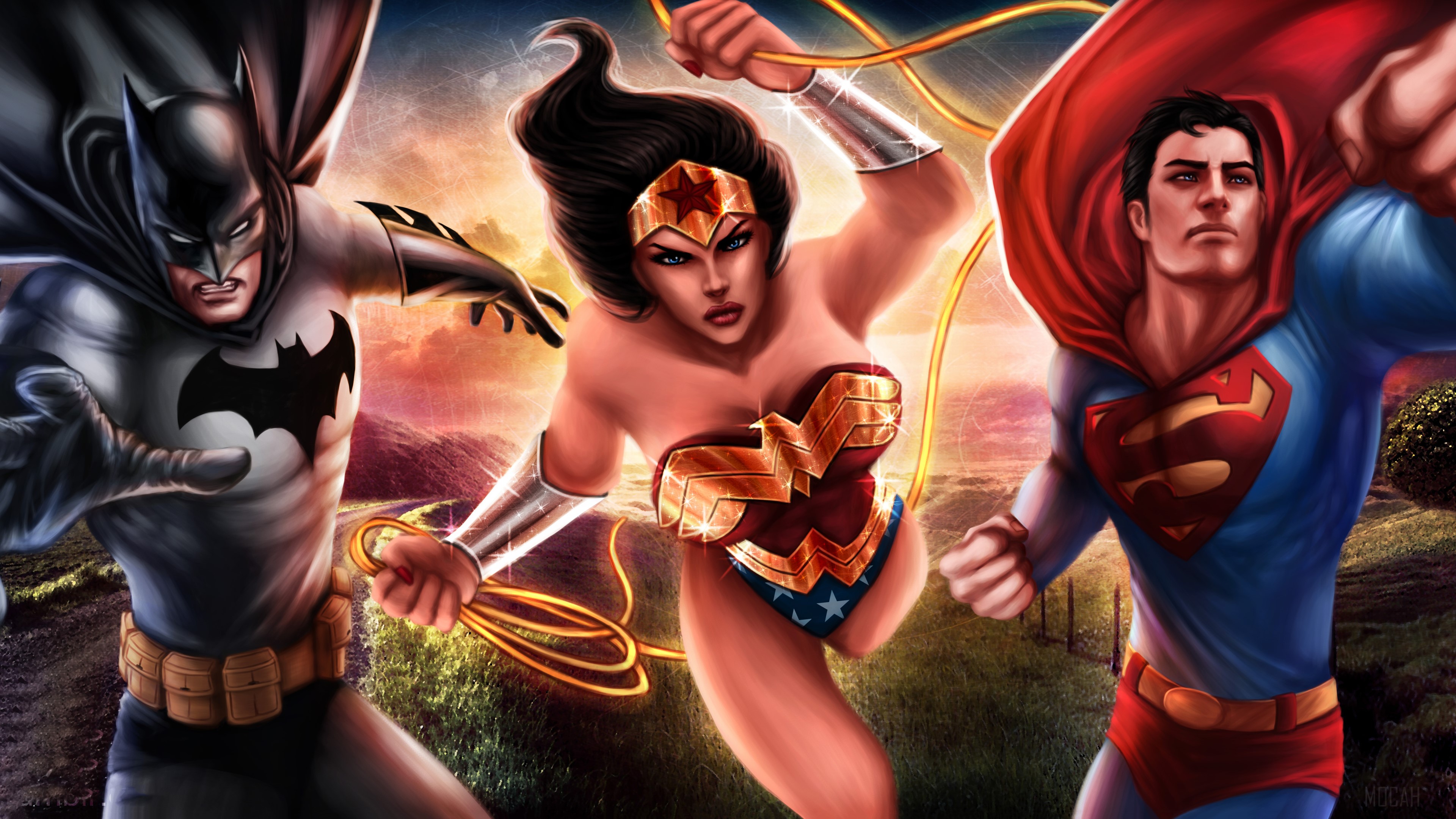 Dc The Trinity Art HD Wallpaper