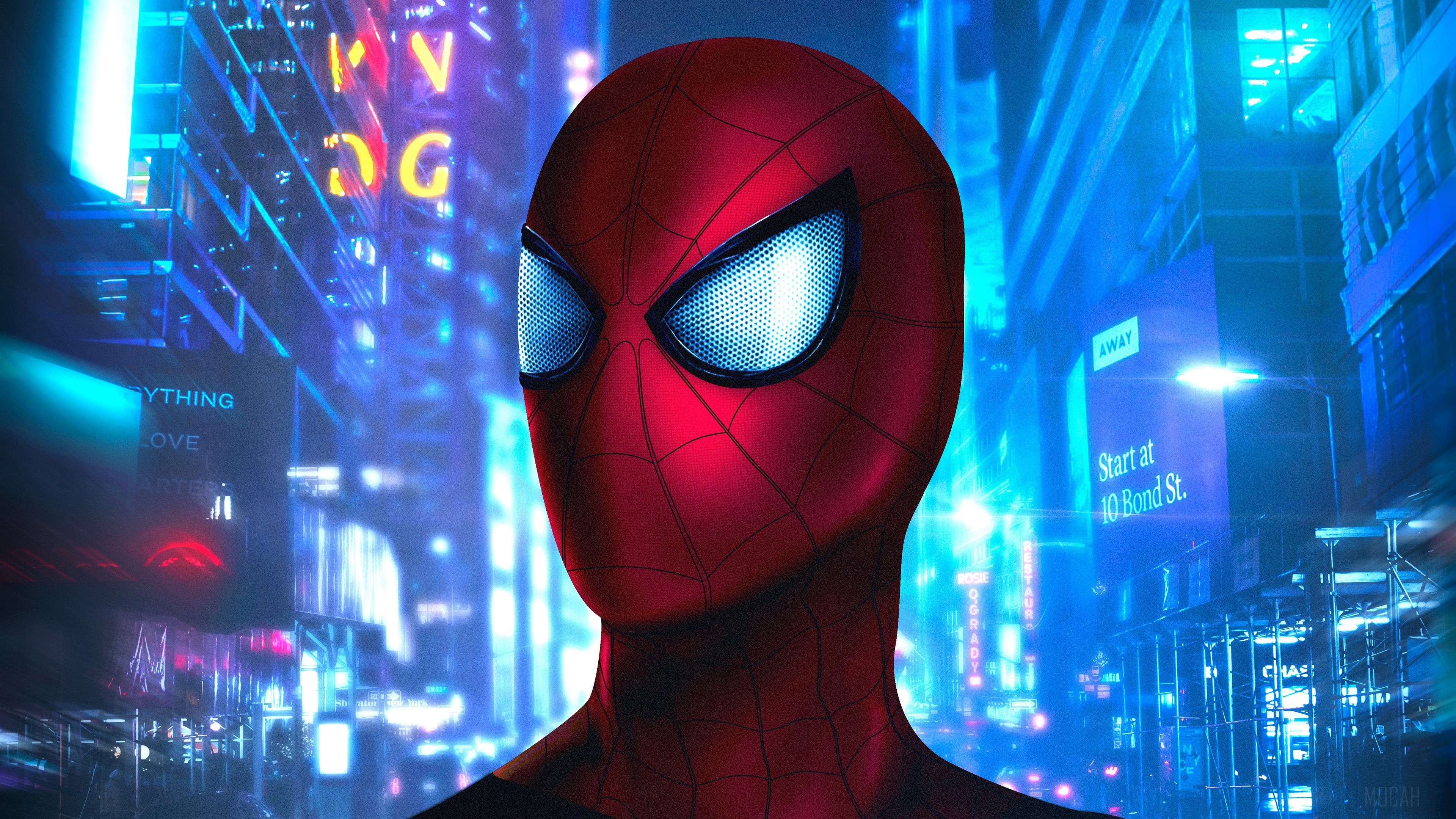 Spider-Man in New York City 4K HD Wallpaper