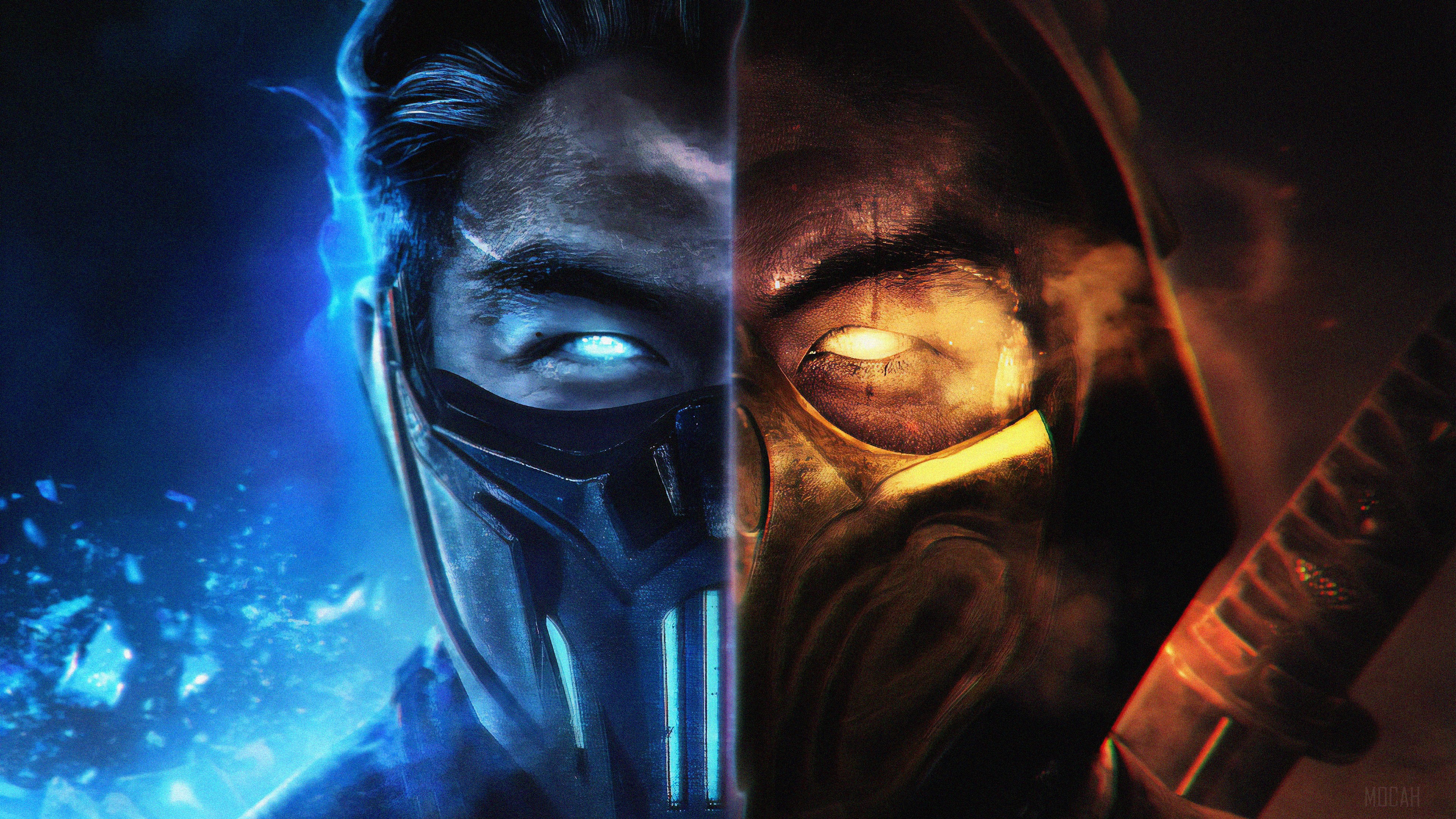 Sub-Zero and Scorpion from Mortal Kombat 4K HD Wallpaper