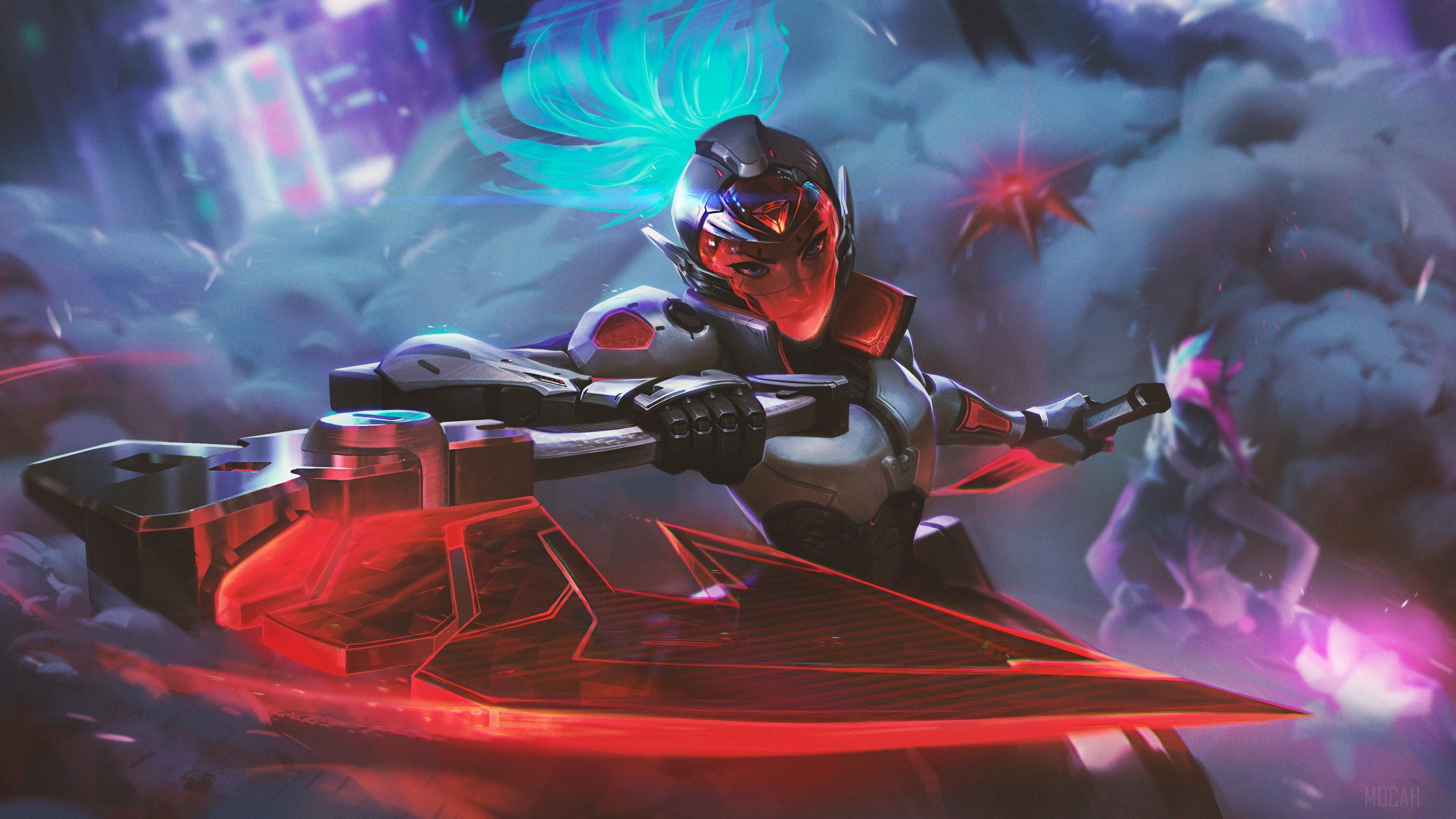 Akali from League of Legends 4K HD Wallpaper