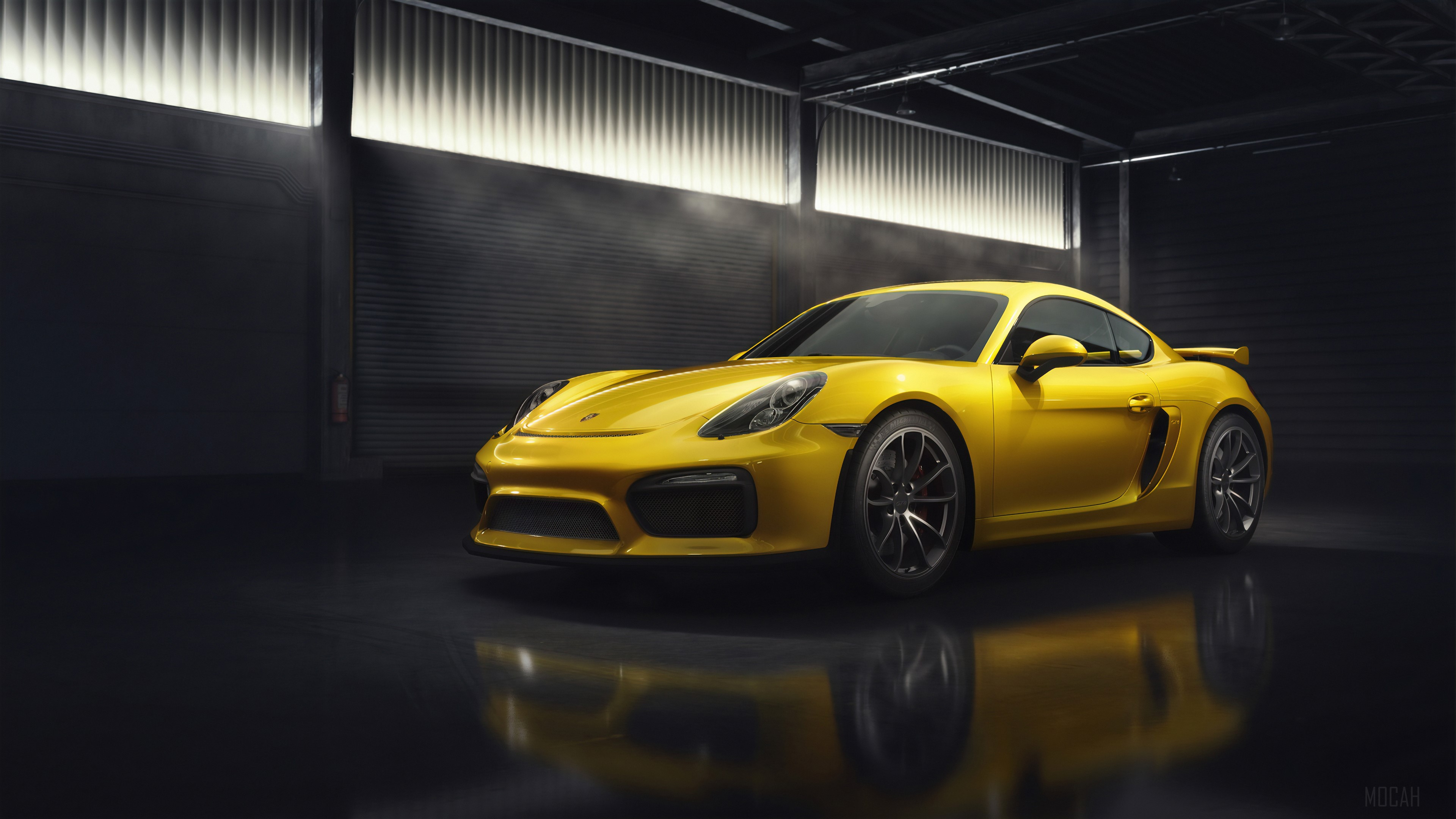 Yellow Porsche 2019 HD Wallpaper
