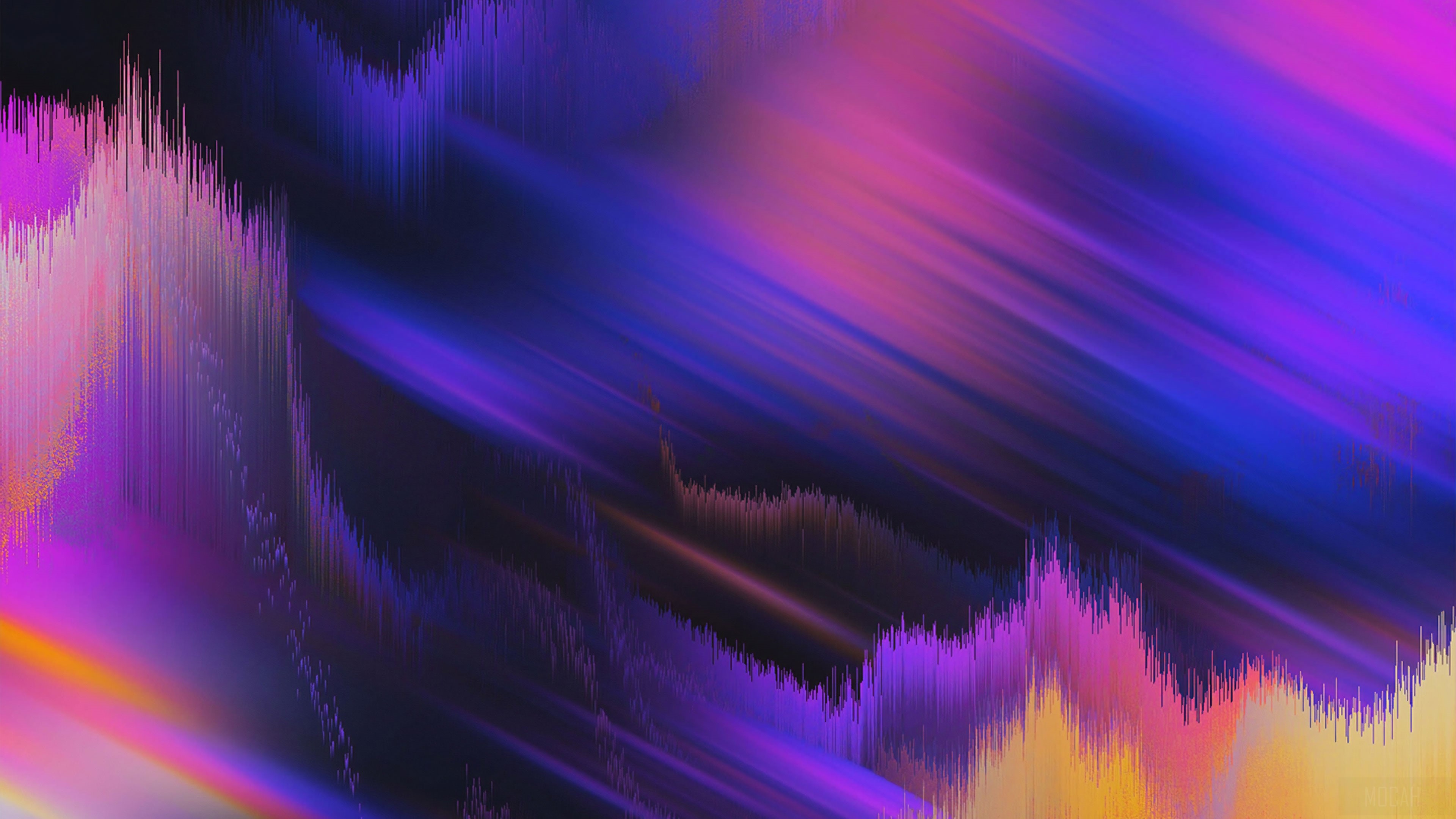 Abstract Neon Sky 4K HD Wallpaper