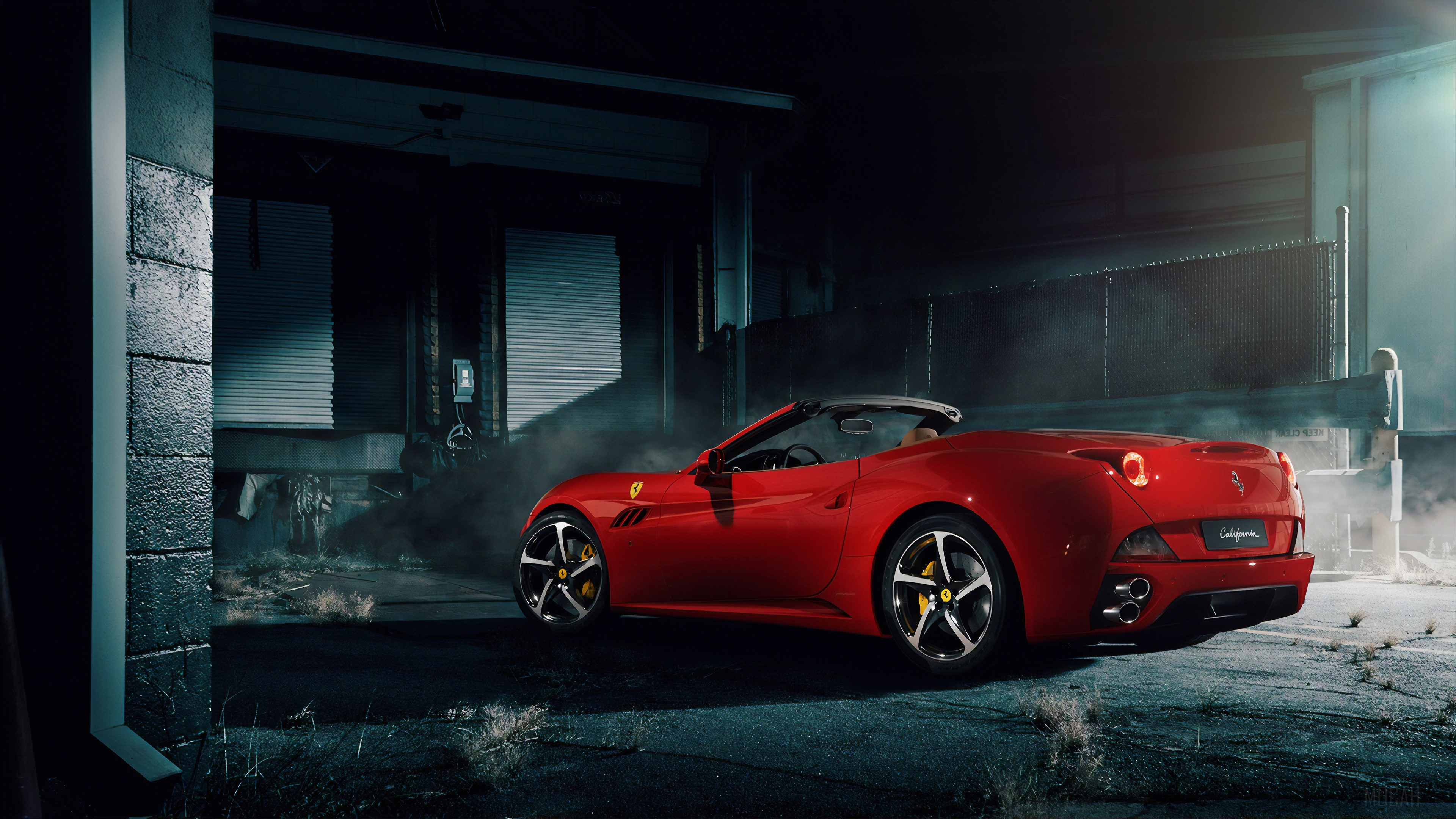 Red Ferrari California 4K HD Wallpaper