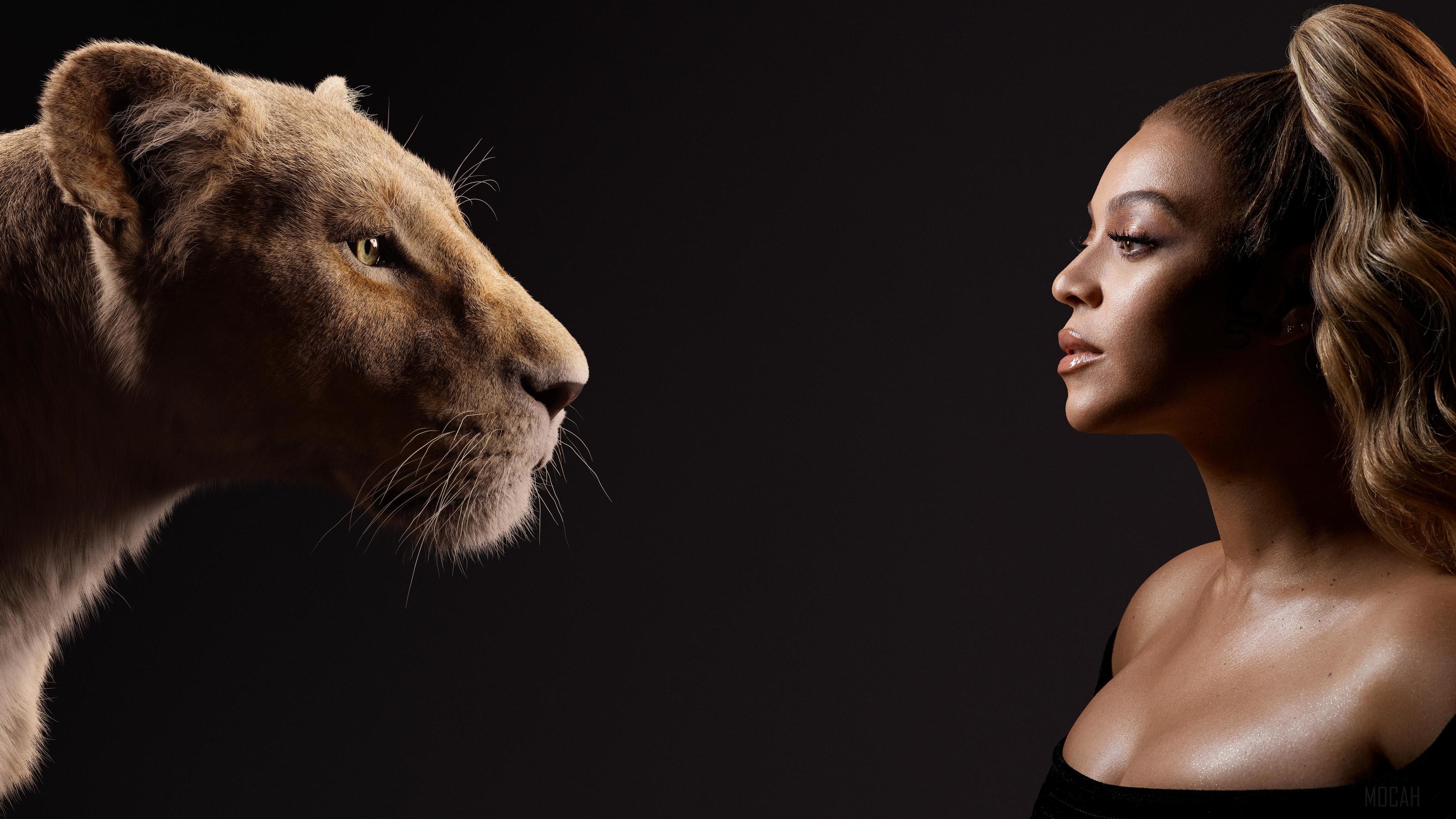 Beyonce as Nala from The Lion King 4K HD Wallpaper