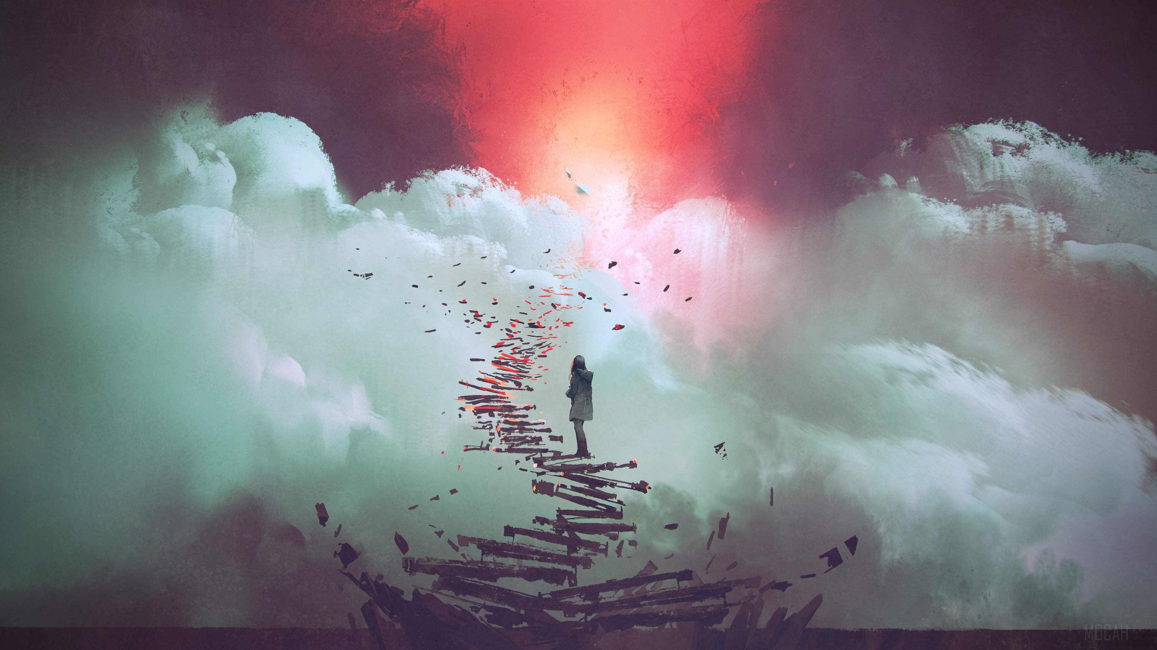 The Broken Path HD Wallpaper