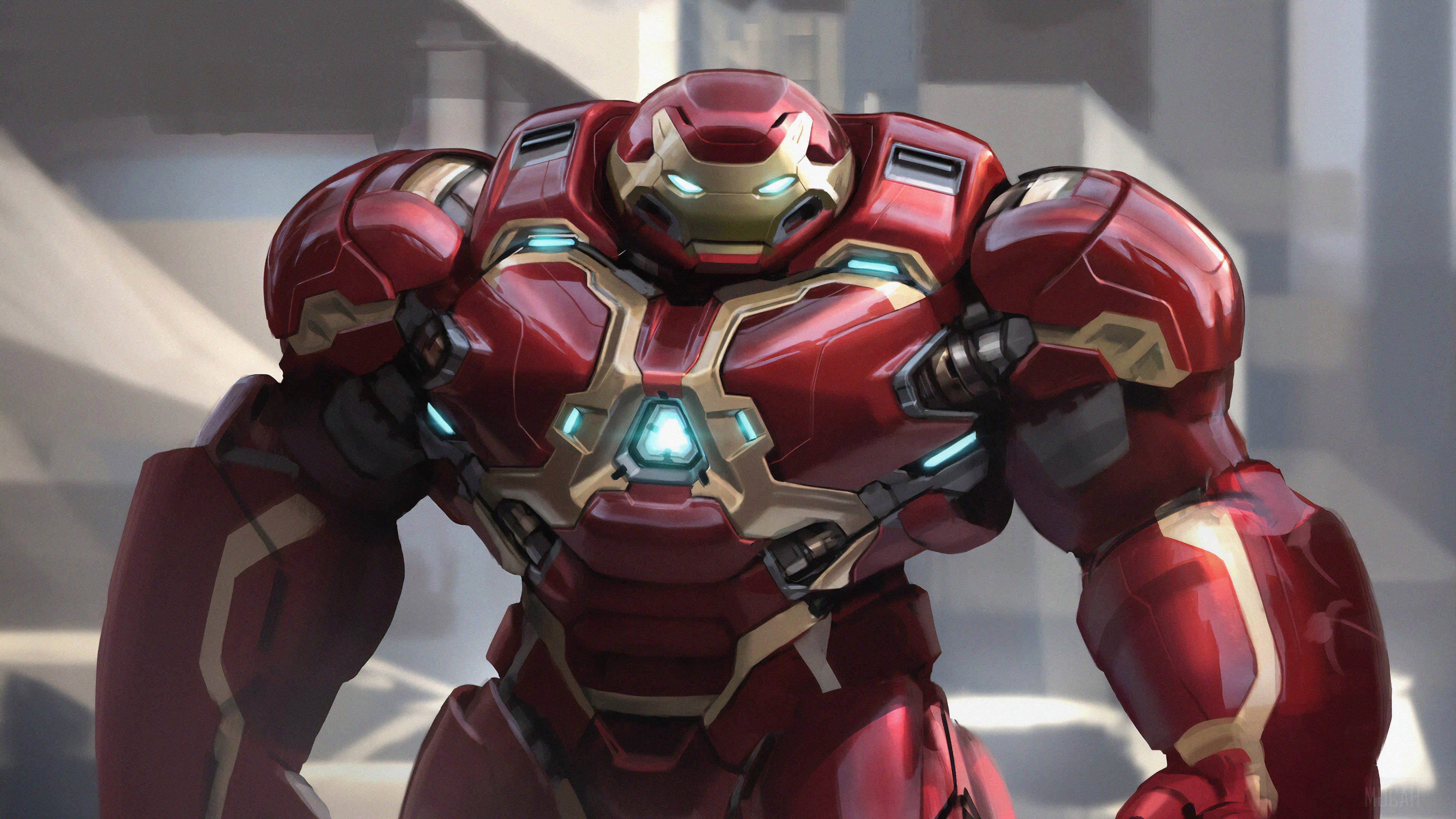 Hulkbuster Artwork HD Wallpaper