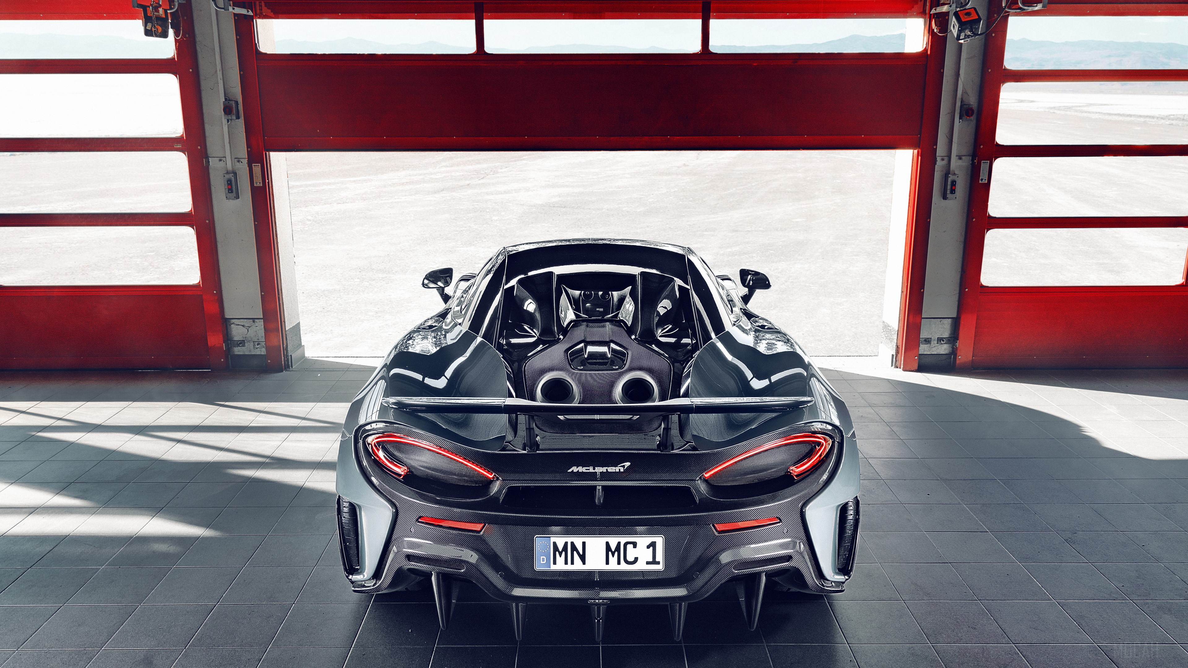 Novitec McLaren 600LT Coupe 2019 Rear HD Wallpaper
