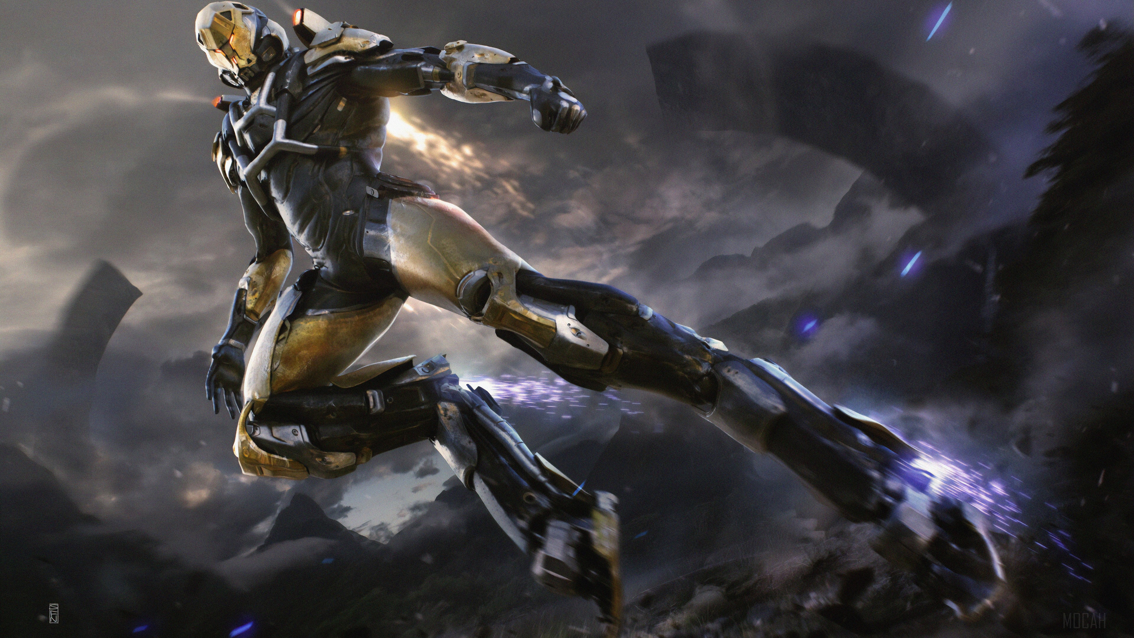 Javelin suit from Anthem in 4K HD Wallpaper