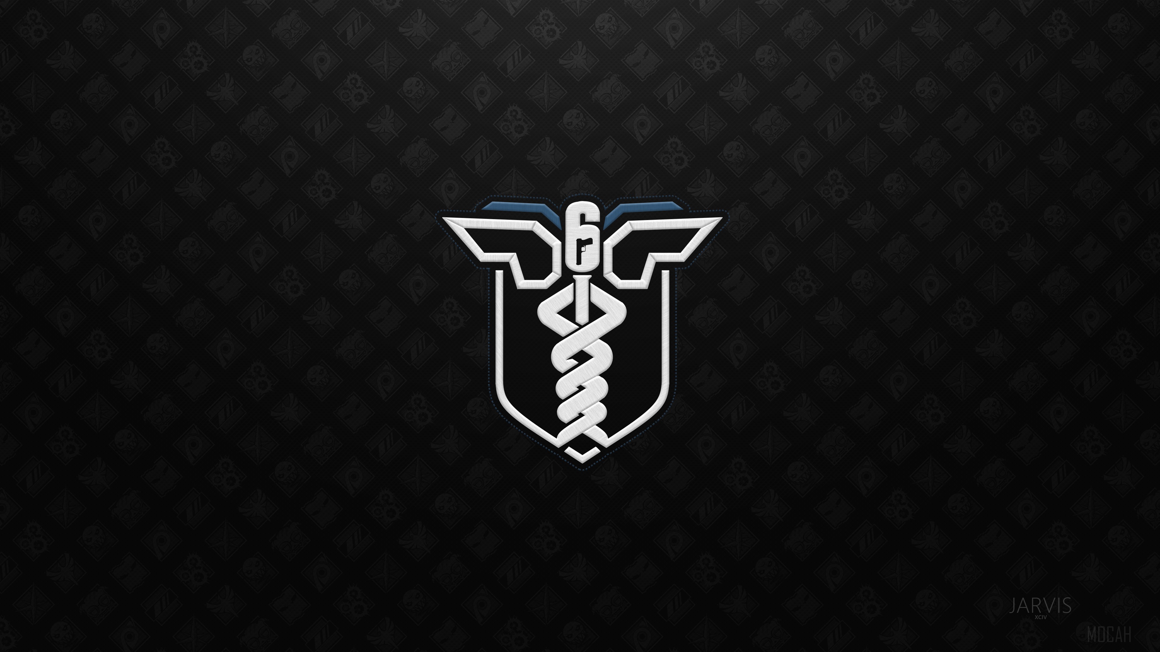 Rainbow Six Siege Medical Emblem 4K HD Wallpaper