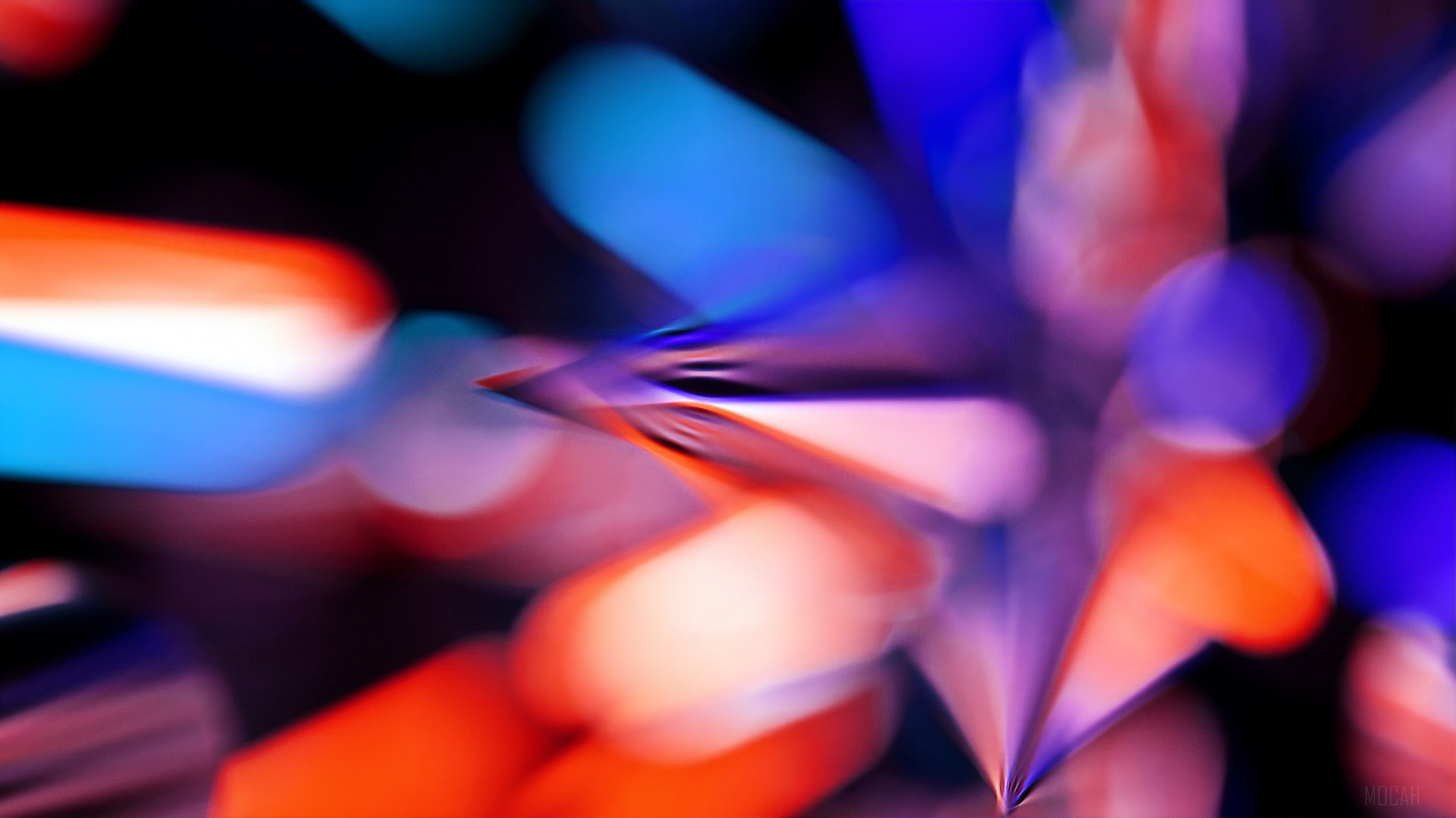 Abstract long exposure object lights 4K HD Wallpaper