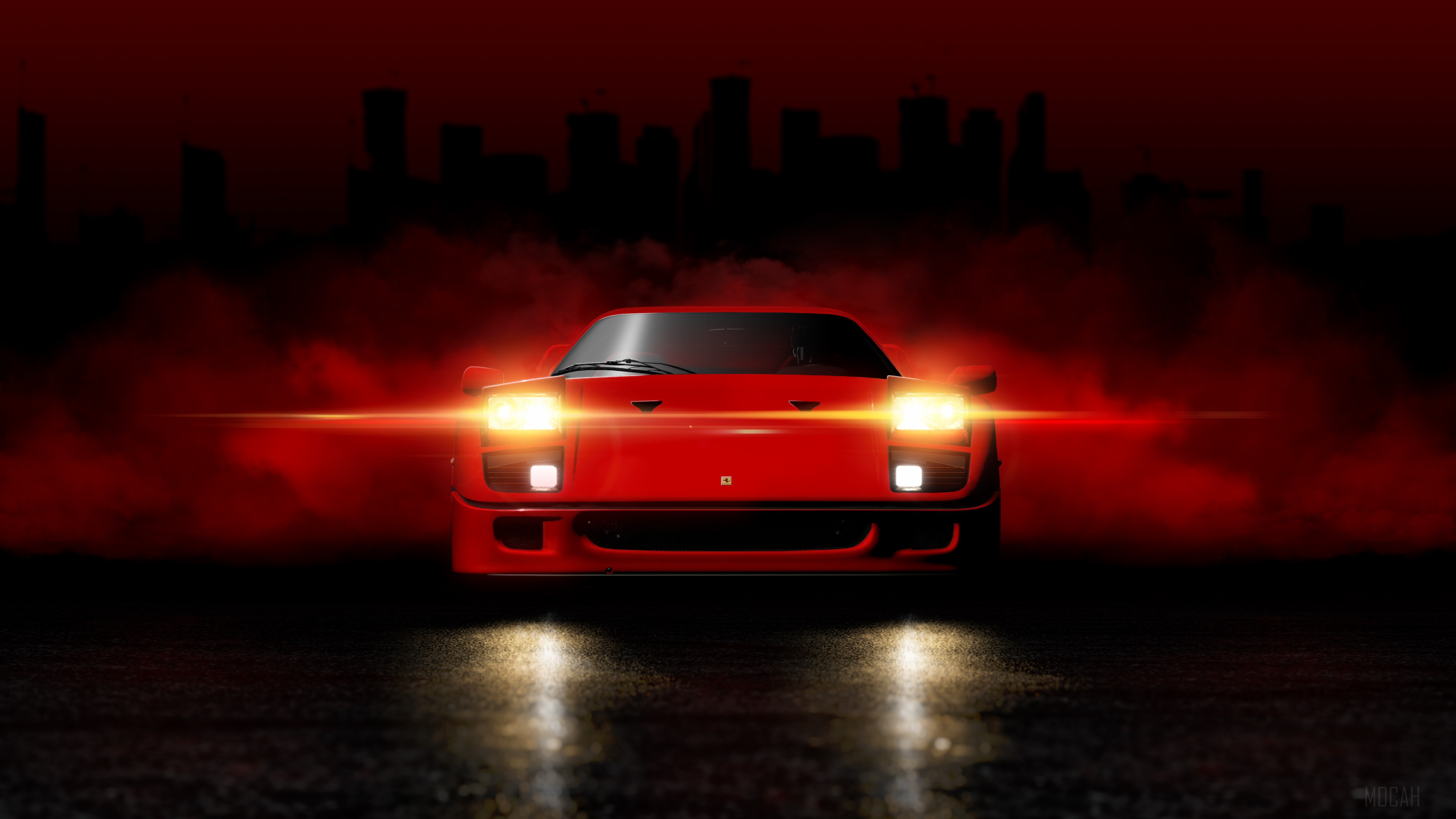 Ferrari F40 in Gran Turismo 6 4K HD Wallpaper