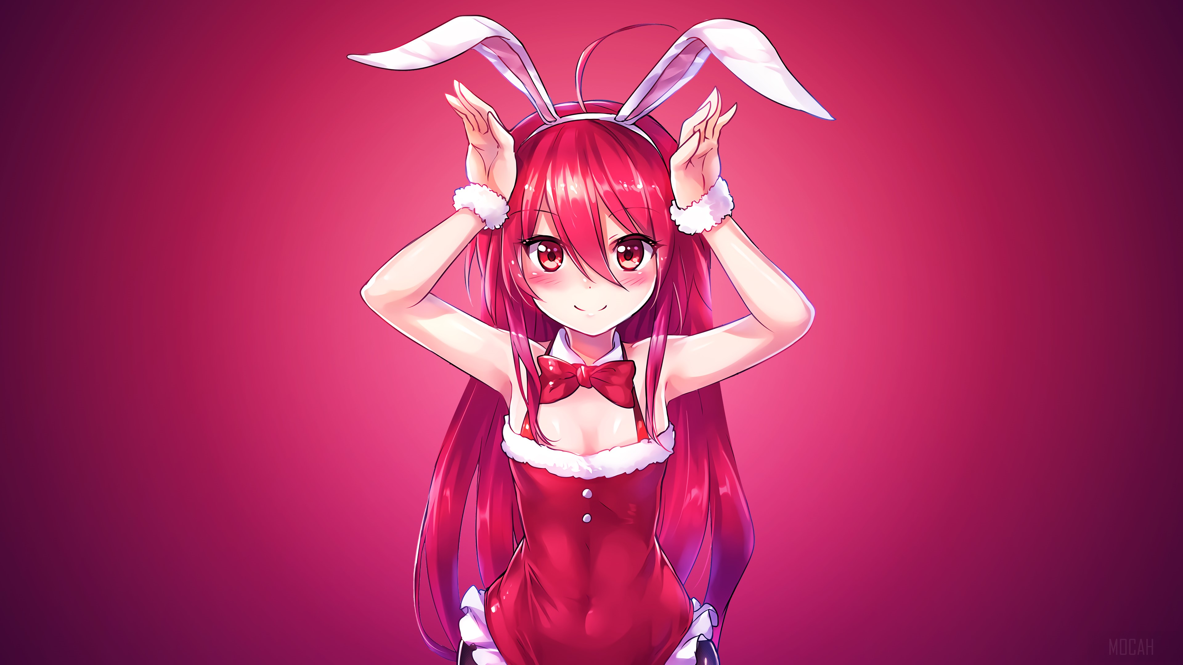 Shana from Shakugan no Shana Bunnygirl 4K HD Wallpaper