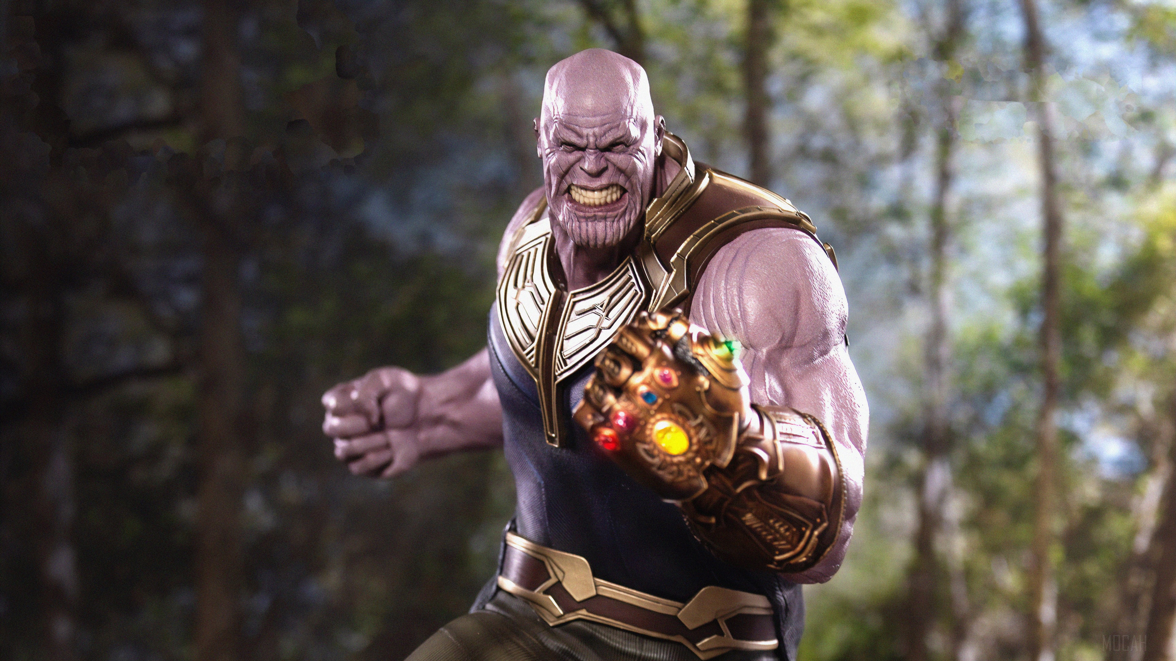 Thanos with Infinity Gauntlet 4K HD Wallpaper